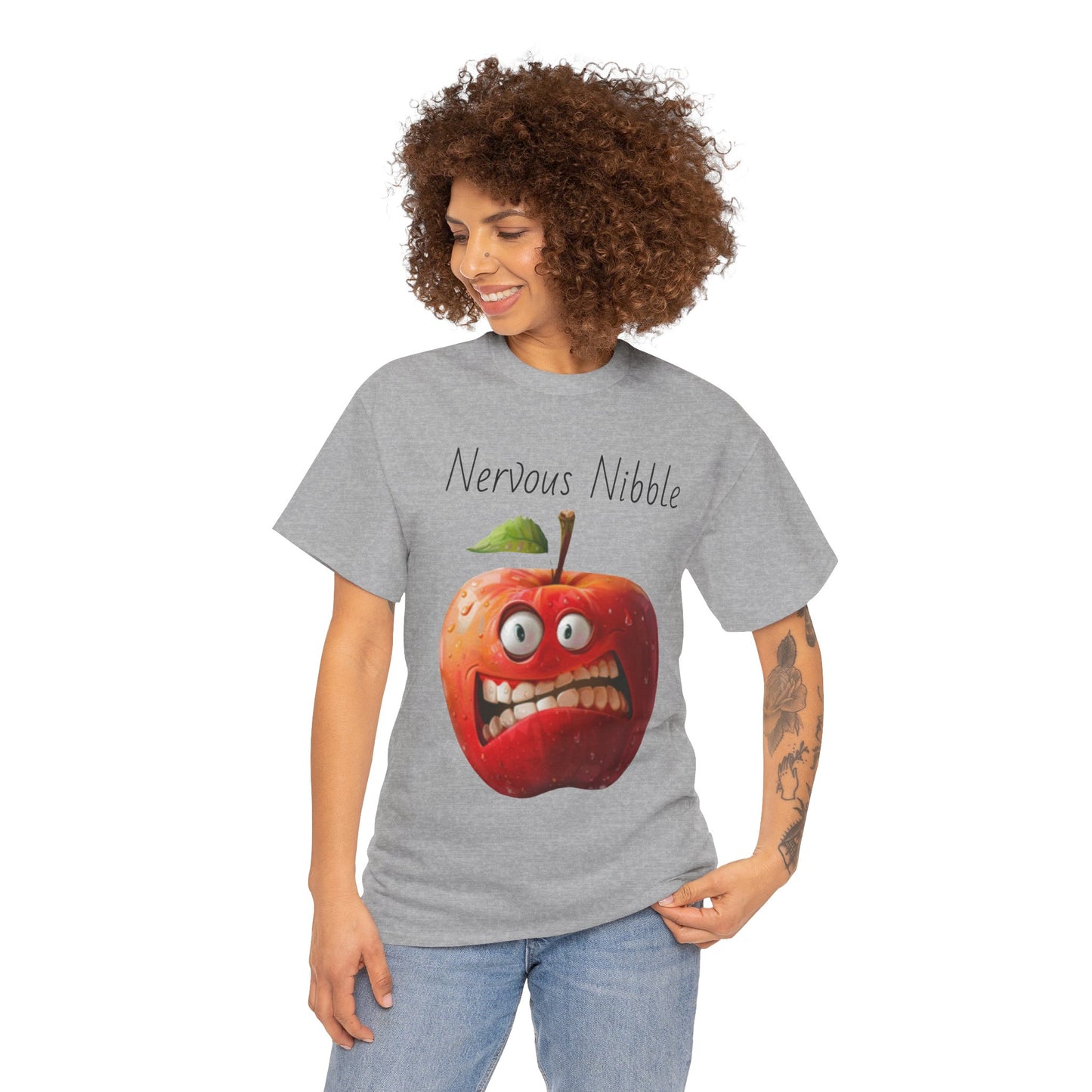 Nervous Nibble Unisex Heavy Cotton Tee