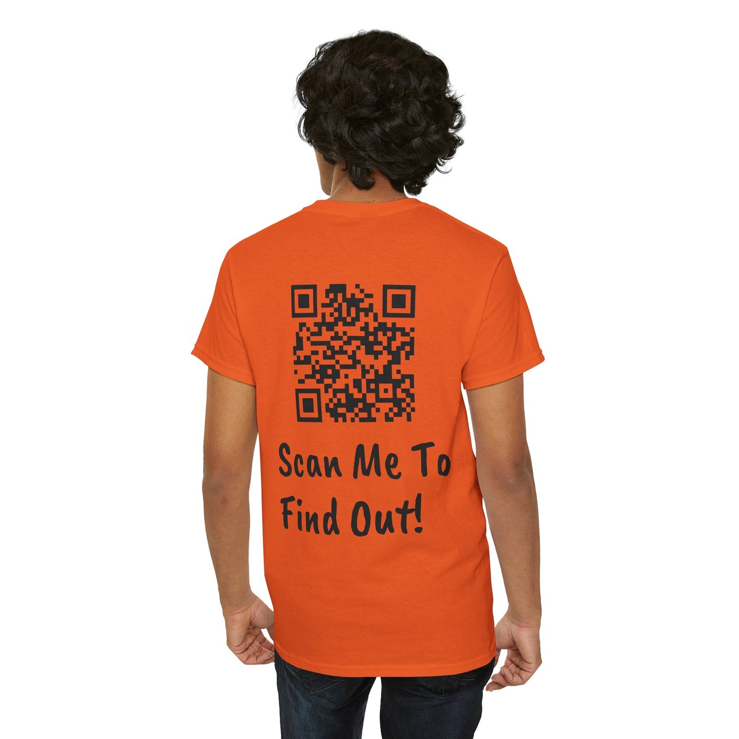 QR Code Unisex Heavy Cotton Tee