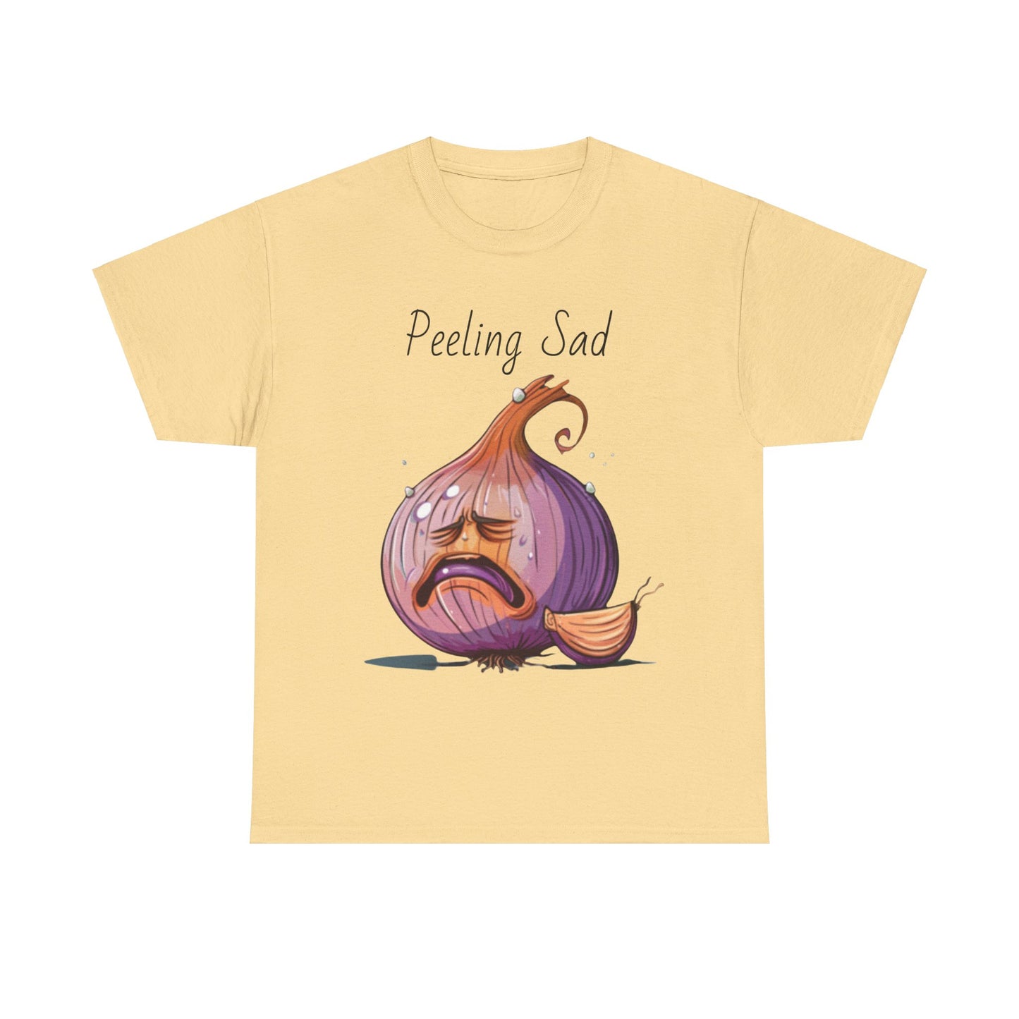 Peeling Sad Unisex Heavy Cotton Tee