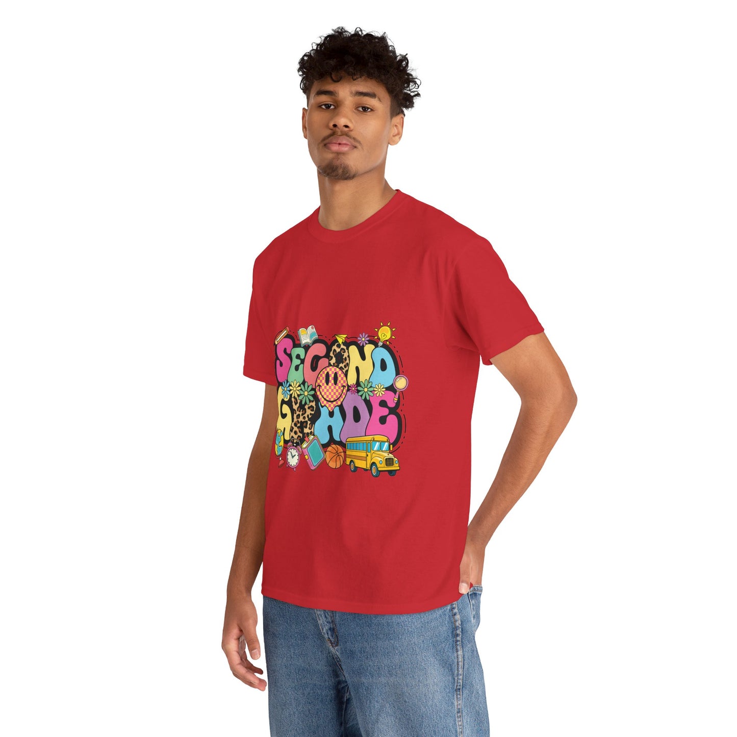 Second Grade Unisex Heavy Cotton Tee