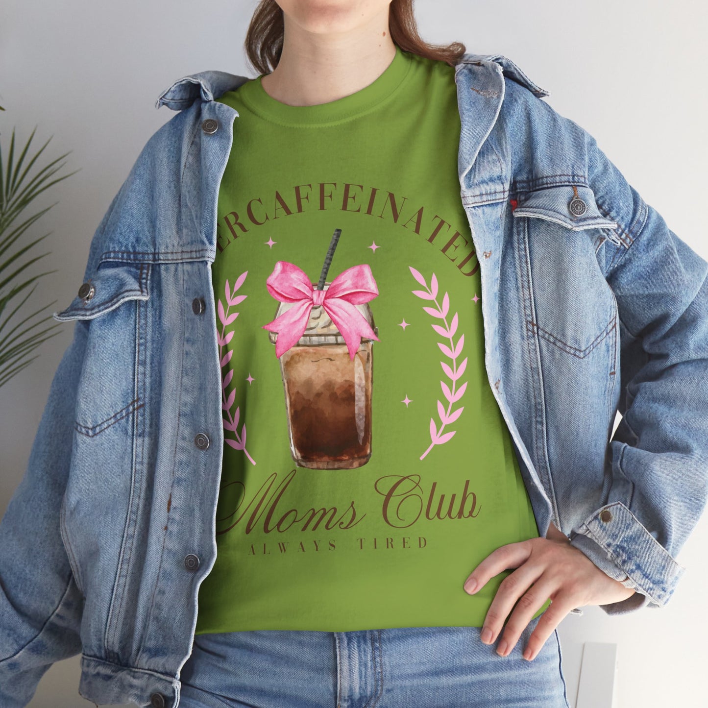 Over-caffeinated Mom Unisex Heavy Cotton Tee