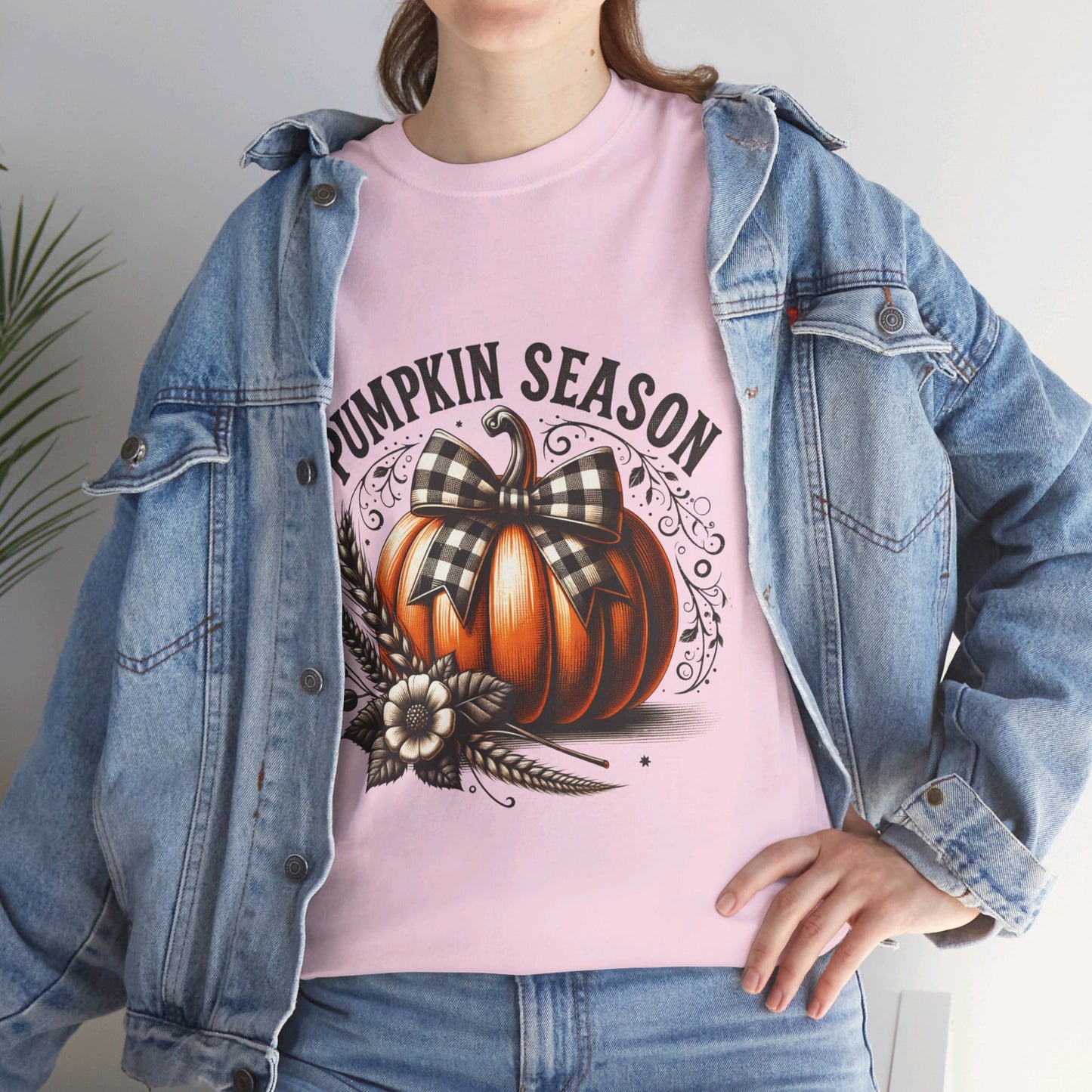 Pumpkin Season Unisex Heavy Cotton Tee