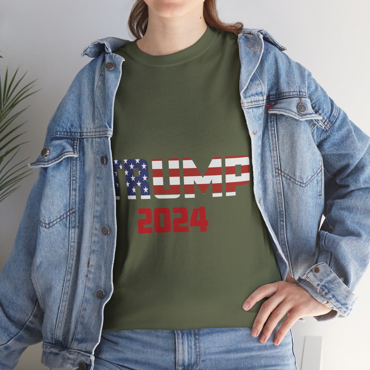 Trump 2024 B Unisex Heavy Cotton Tee