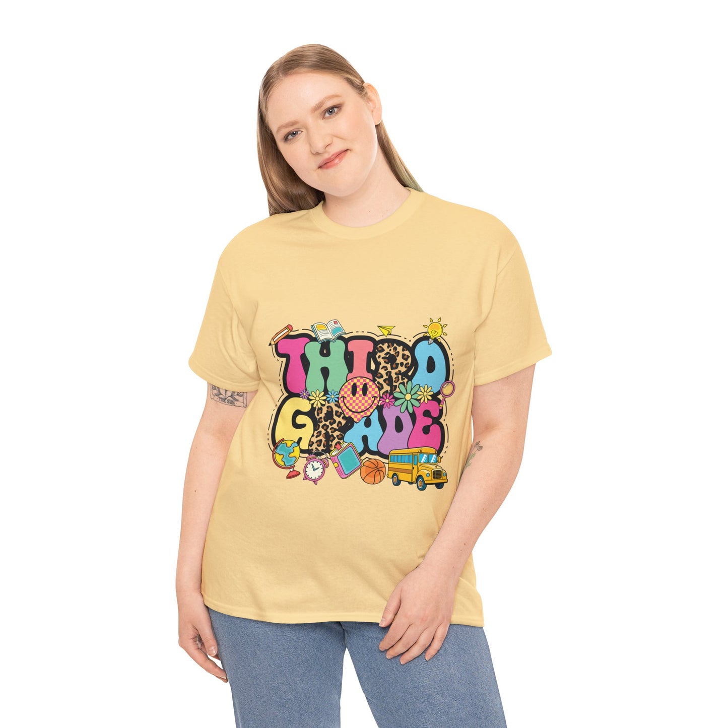 Third Grade Unisex Heavy Cotton Tee