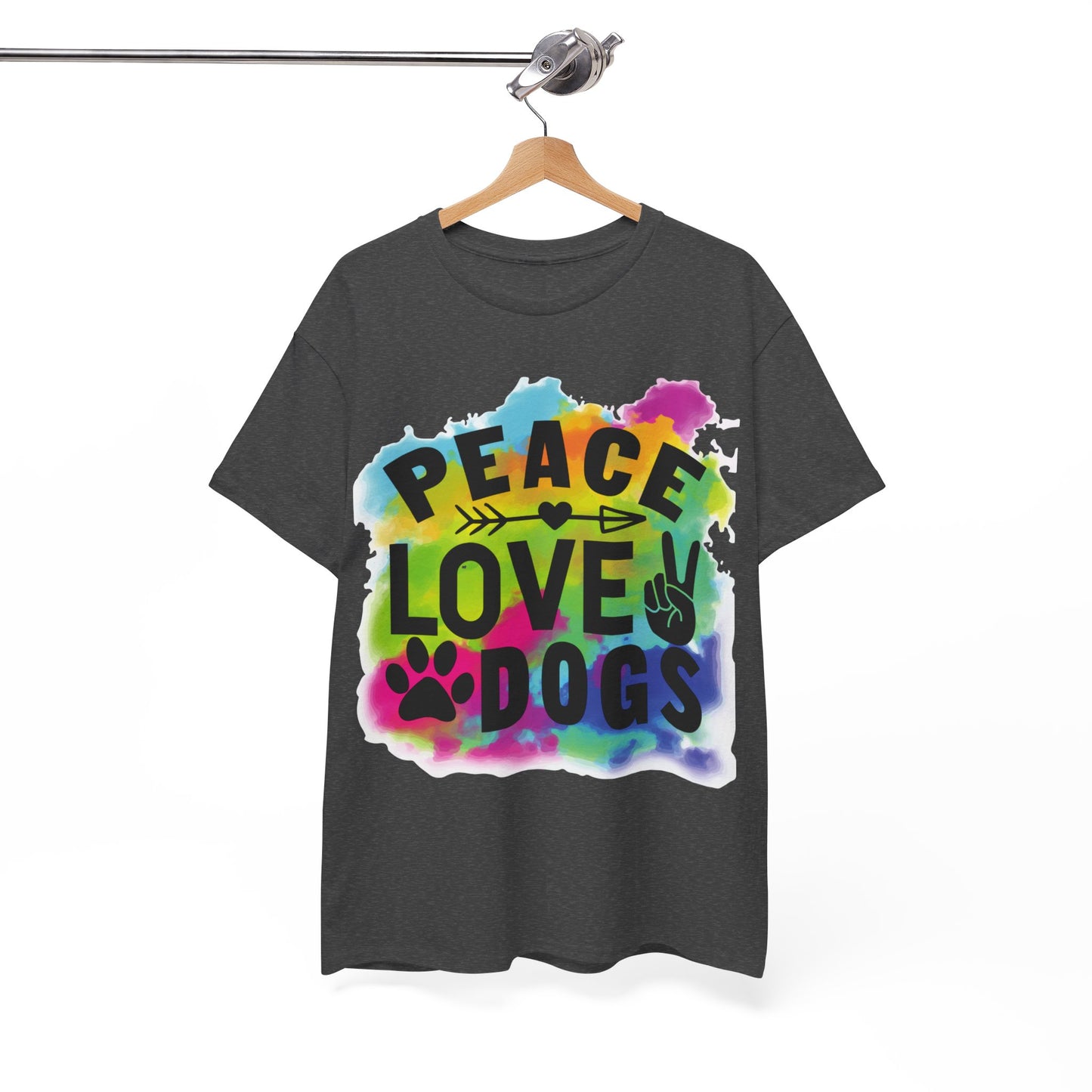 Peace Love Dogs Unisex Heavy Cotton Tee