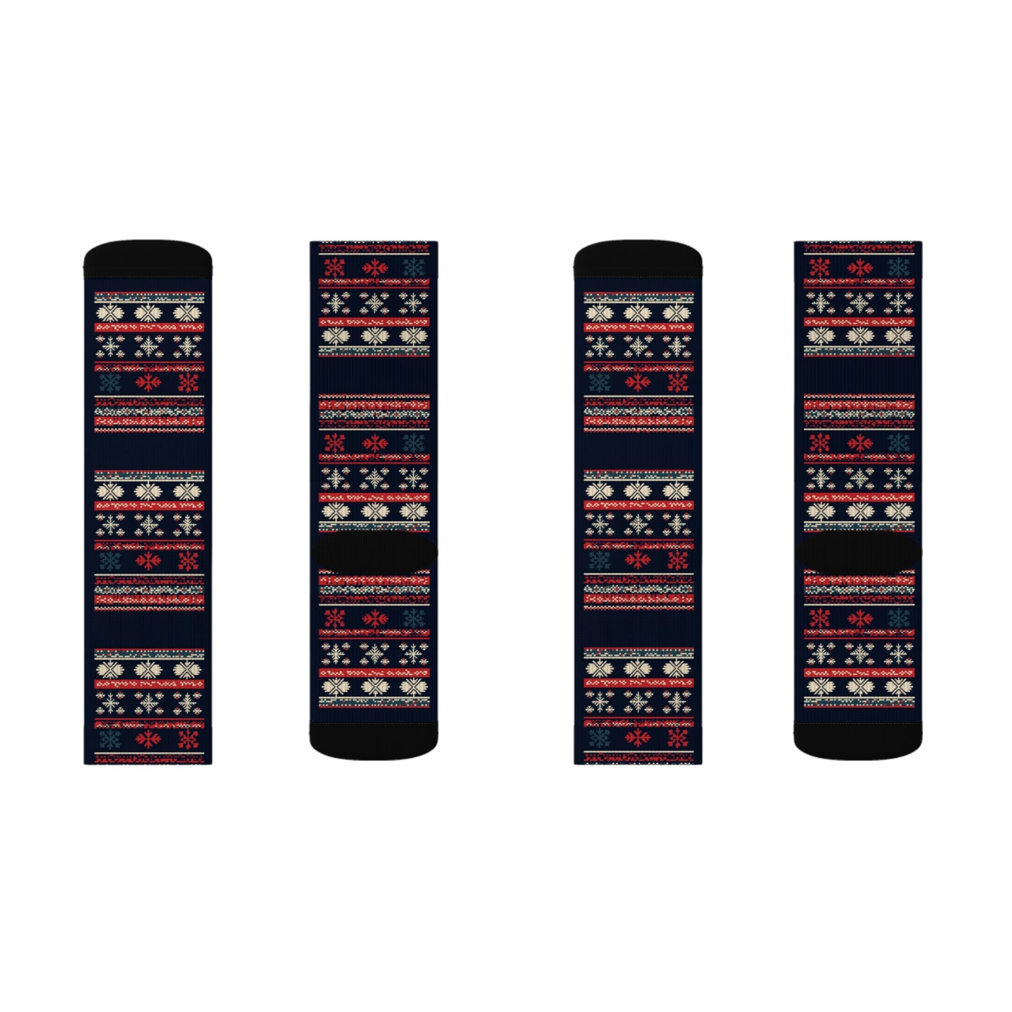 Ugly Sweater Collection 8 Sublimation Socks