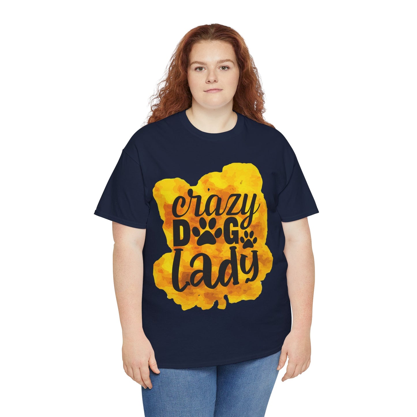 Crazy Dog Lady Unisex Heavy Cotton Tee