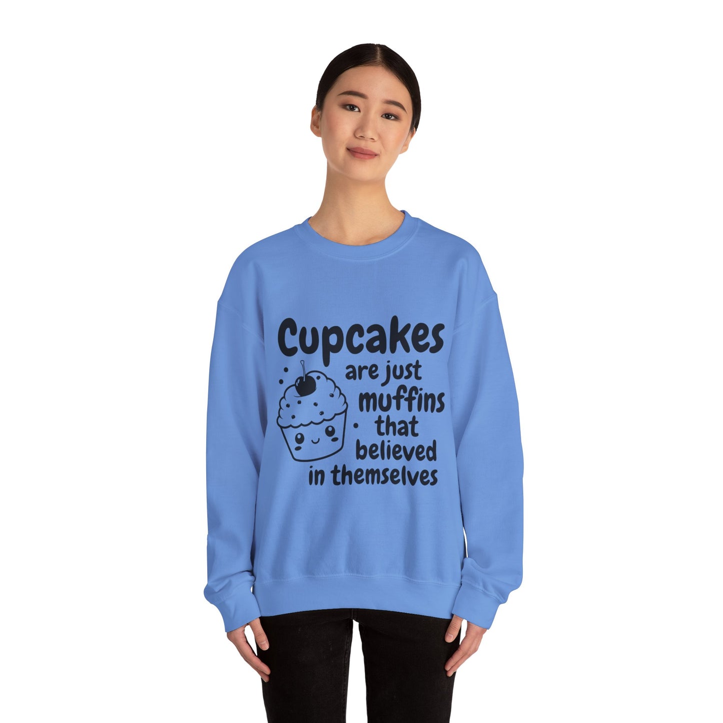 Cupcakes are Muffins Unisex Heavy Blend™ Crewneck Sweatshirt