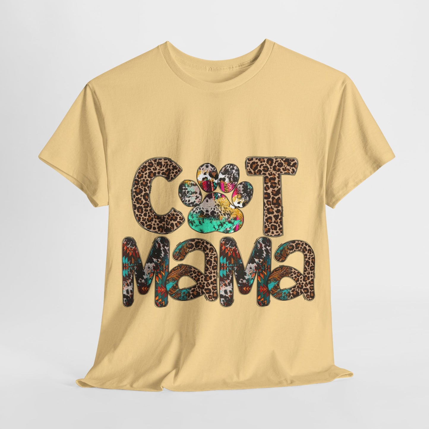 Cat Mama2 Unisex Heavy Cotton Tee