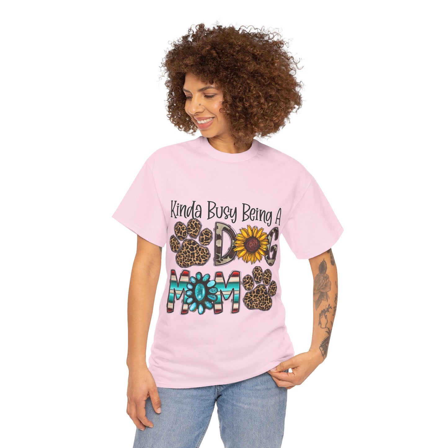 Busy Dog Mom Unisex Heavy Cotton Tee