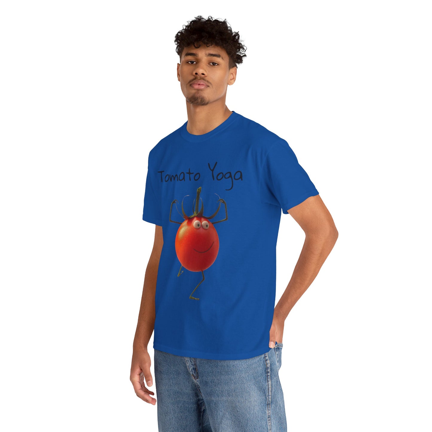 Tomato Yoga Unisex Heavy Cotton Tee