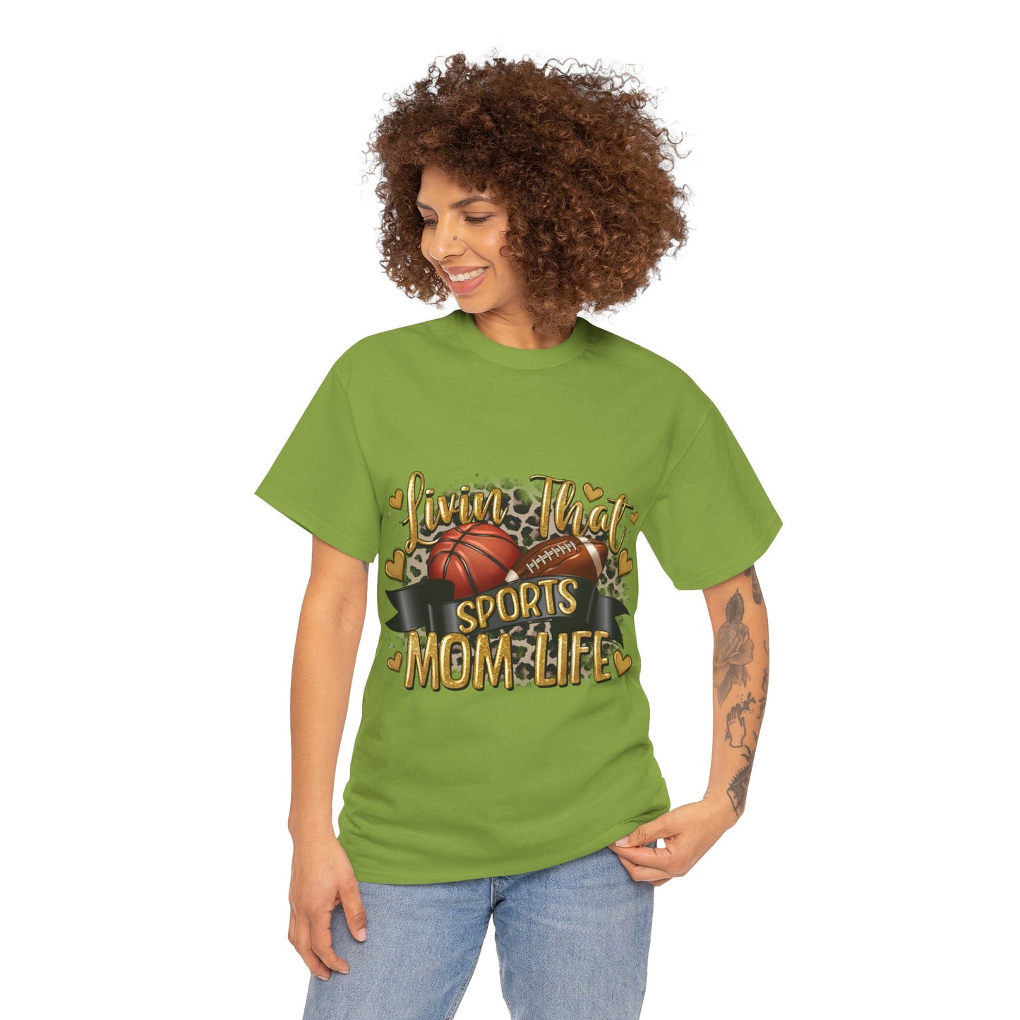 Sports Life Mom Unisex Heavy Cotton Tee