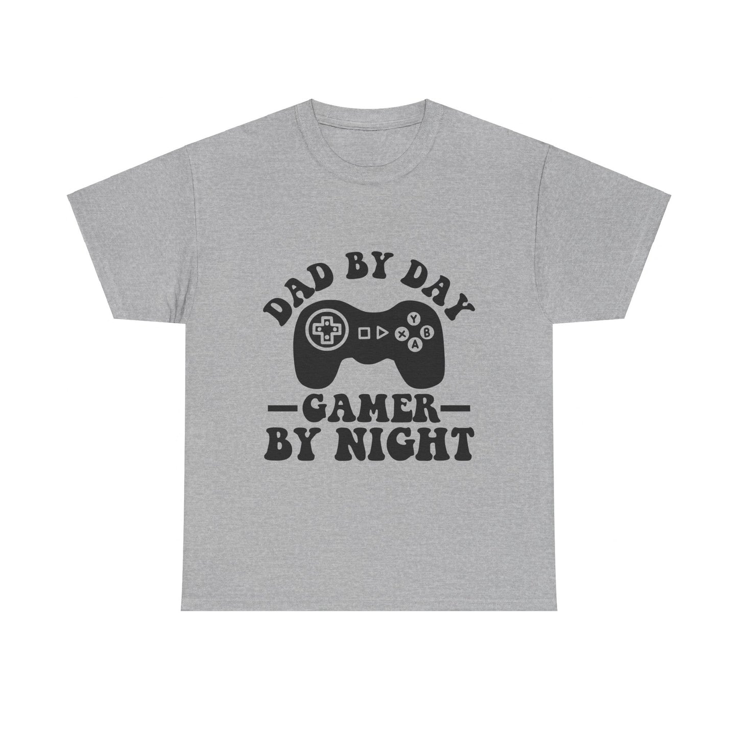 Gamer By Night Unisex Heavy Cotton Tee