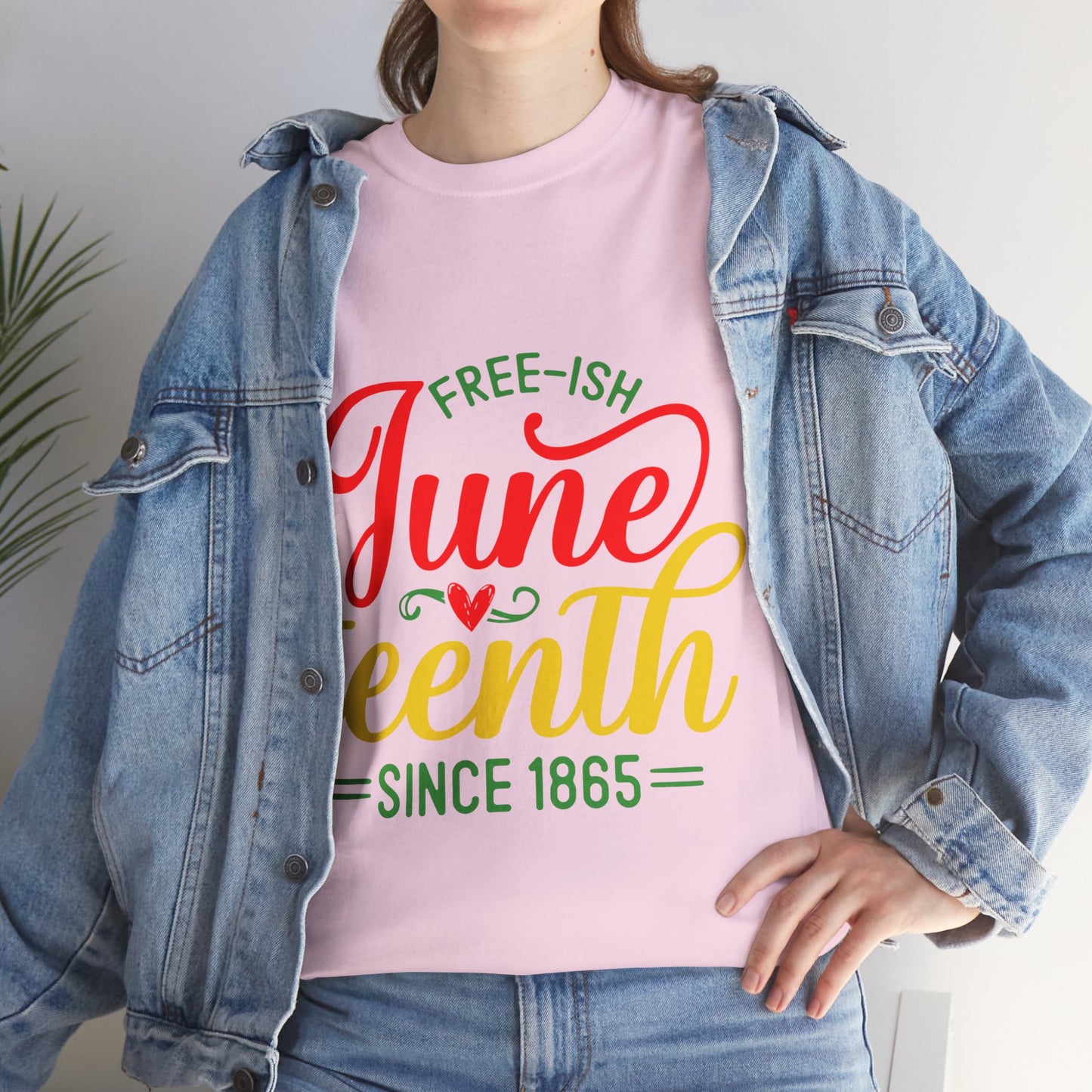 Juneteenth Free-ish Unisex Heavy Cotton Tee