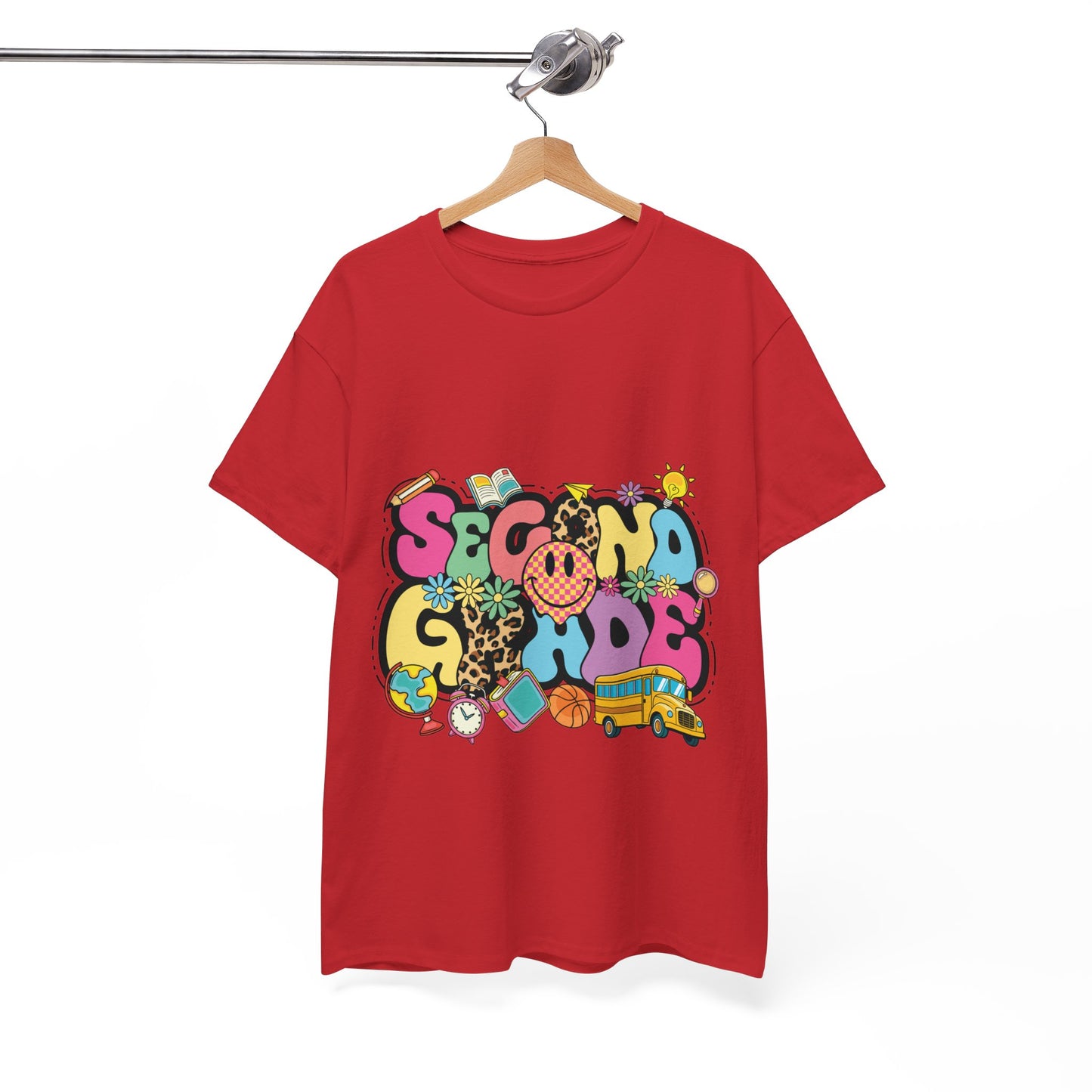 Second Grade Unisex Heavy Cotton Tee