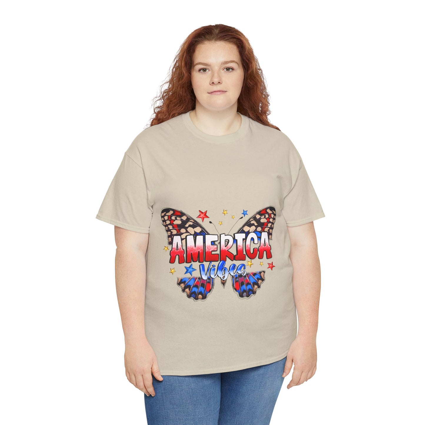 America Vibes Unisex Heavy Cotton Tee