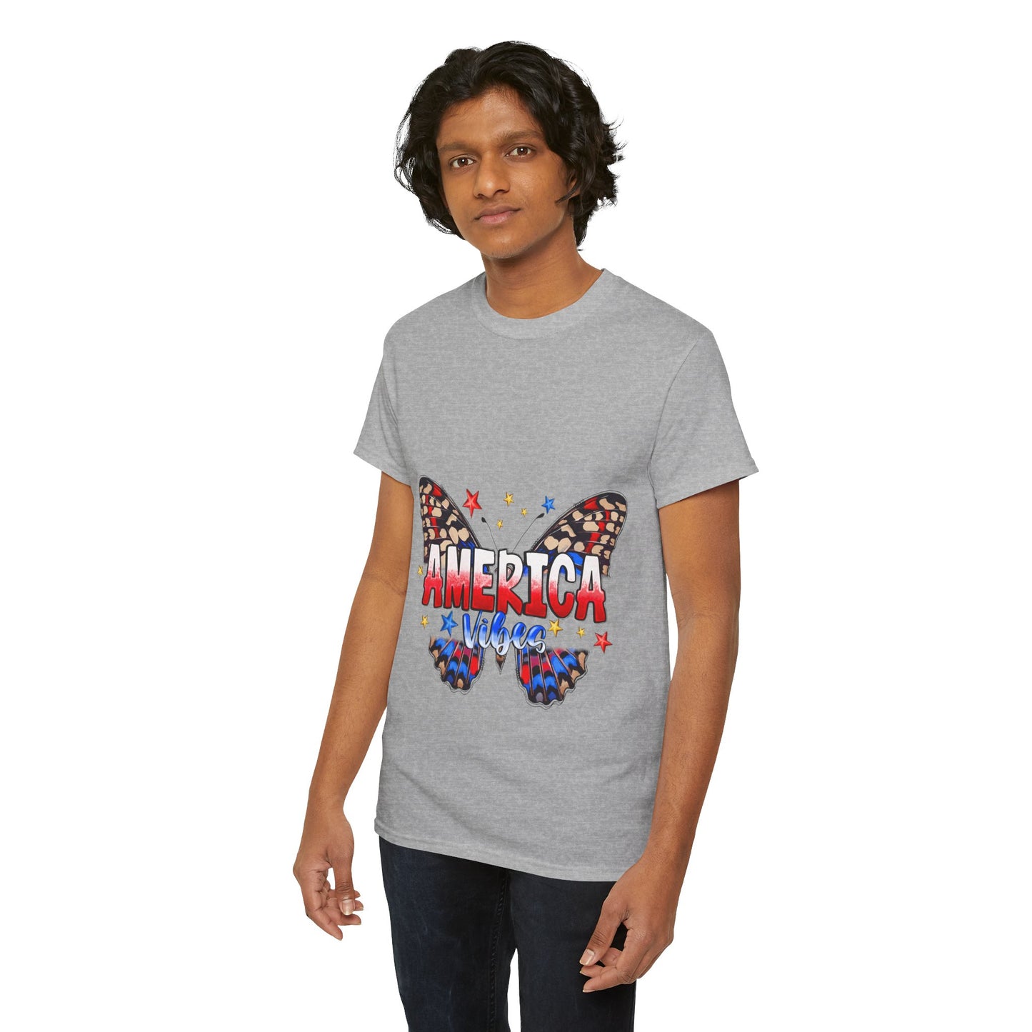 America Vibes Unisex Heavy Cotton Tee