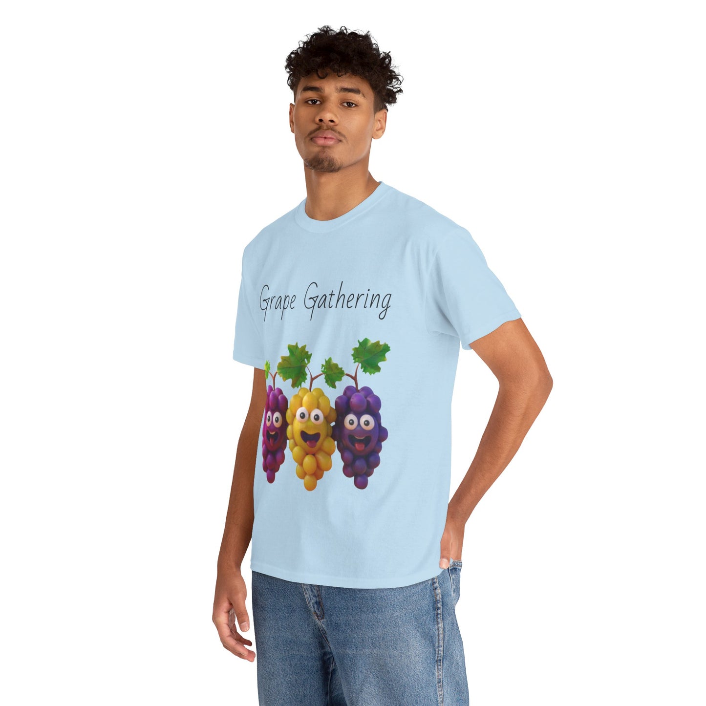 Grape Gathering Unisex Heavy Cotton Tee