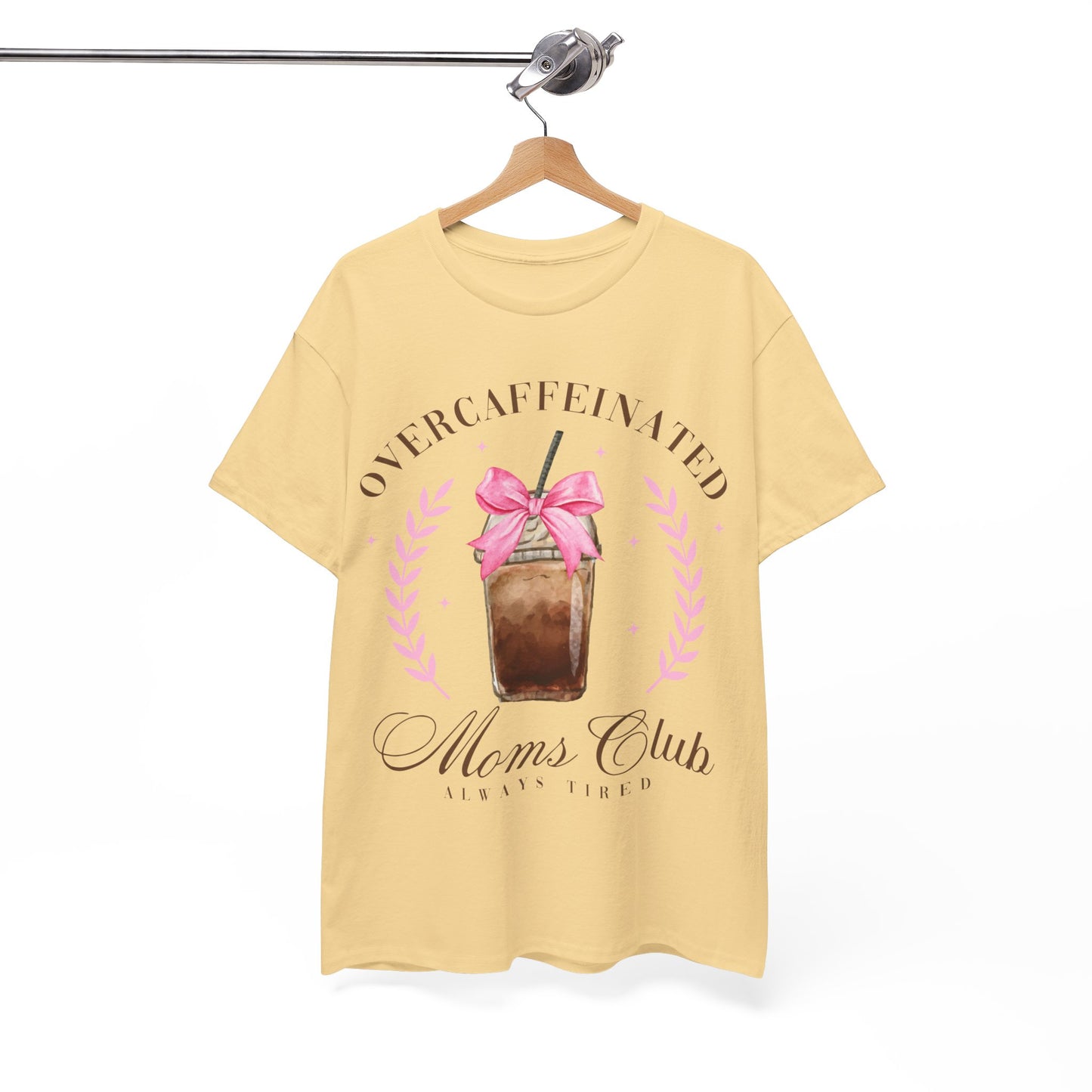 Over-caffeinated Mom Unisex Heavy Cotton Tee