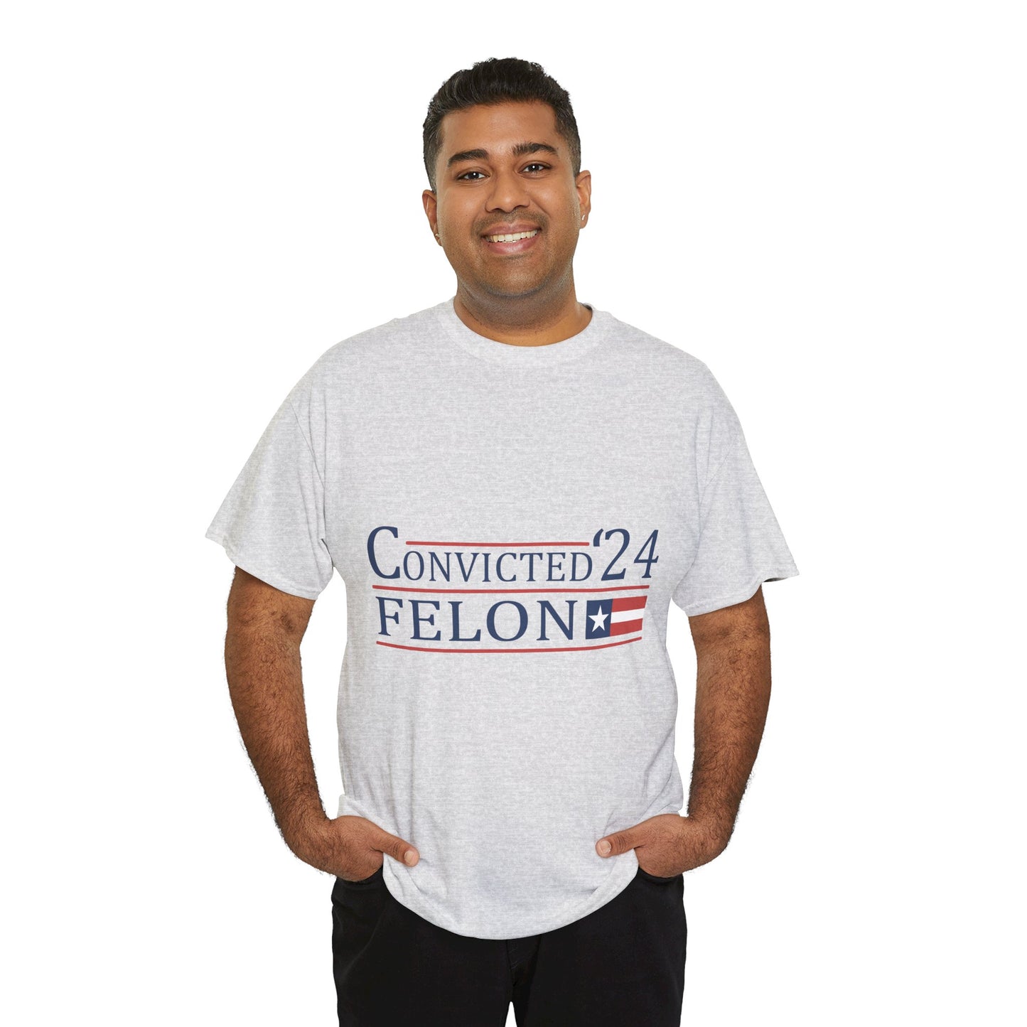 Convicted Felon Unisex Heavy Cotton Tee