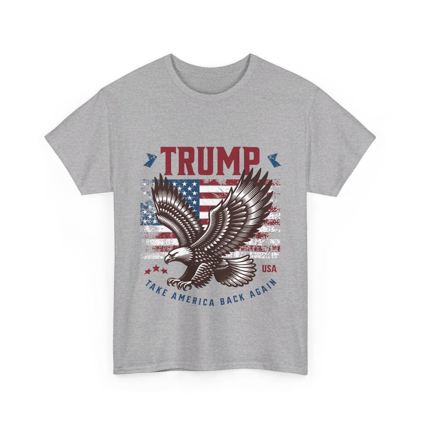 Trump MAGA Eagle Unisex Heavy Cotton Tee