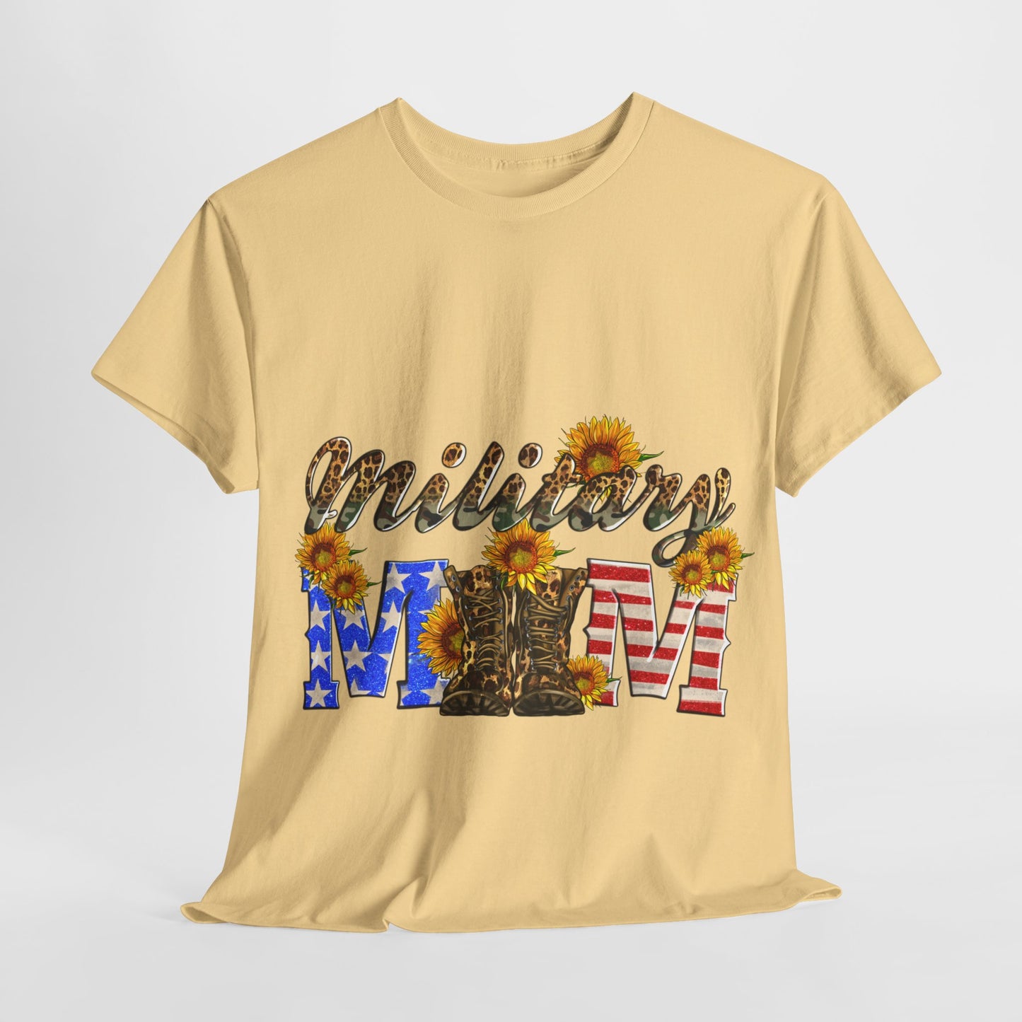 Military Mom Unisex Heavy Cotton Tee