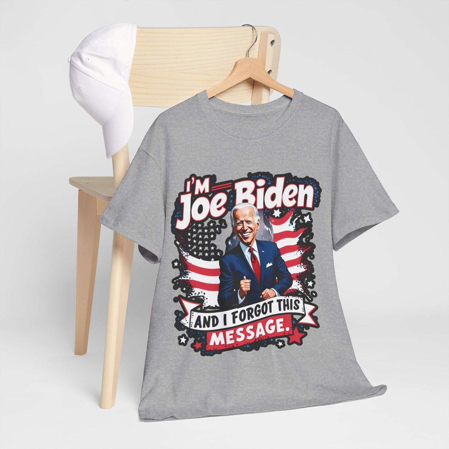 Biden I Forgot Unisex Heavy Cotton Tee