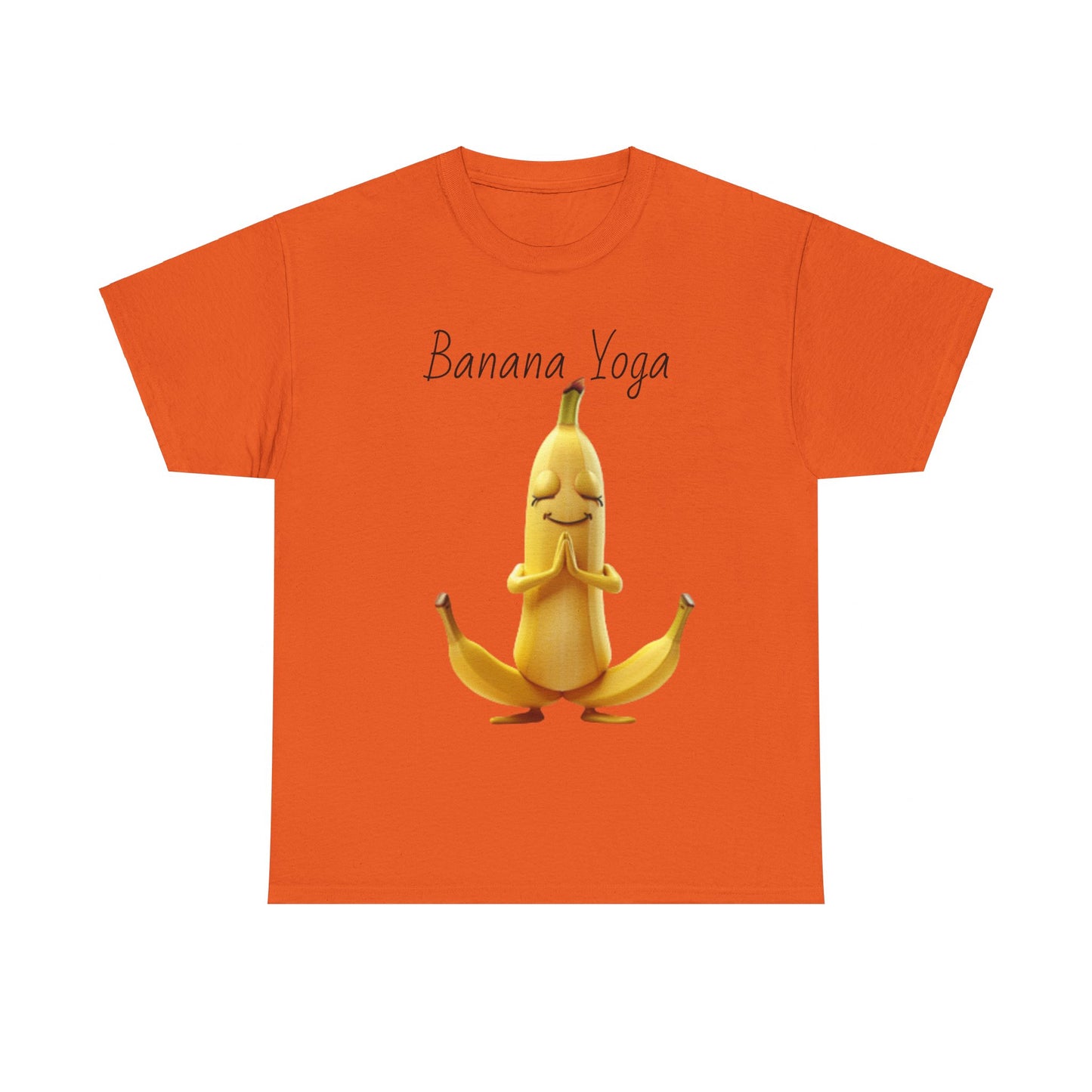 Banana Yoga Unisex Heavy Cotton Tee