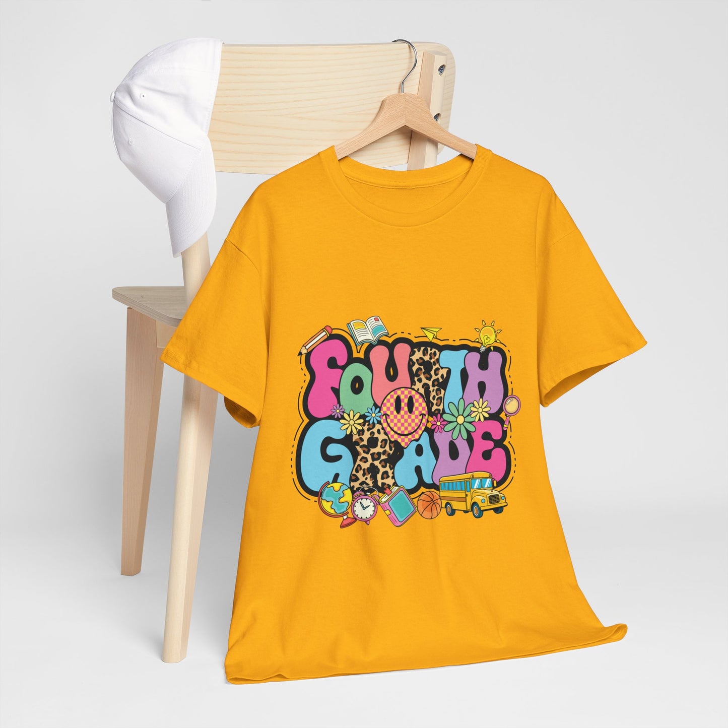 Fourth Grade Unisex Heavy Cotton Tee