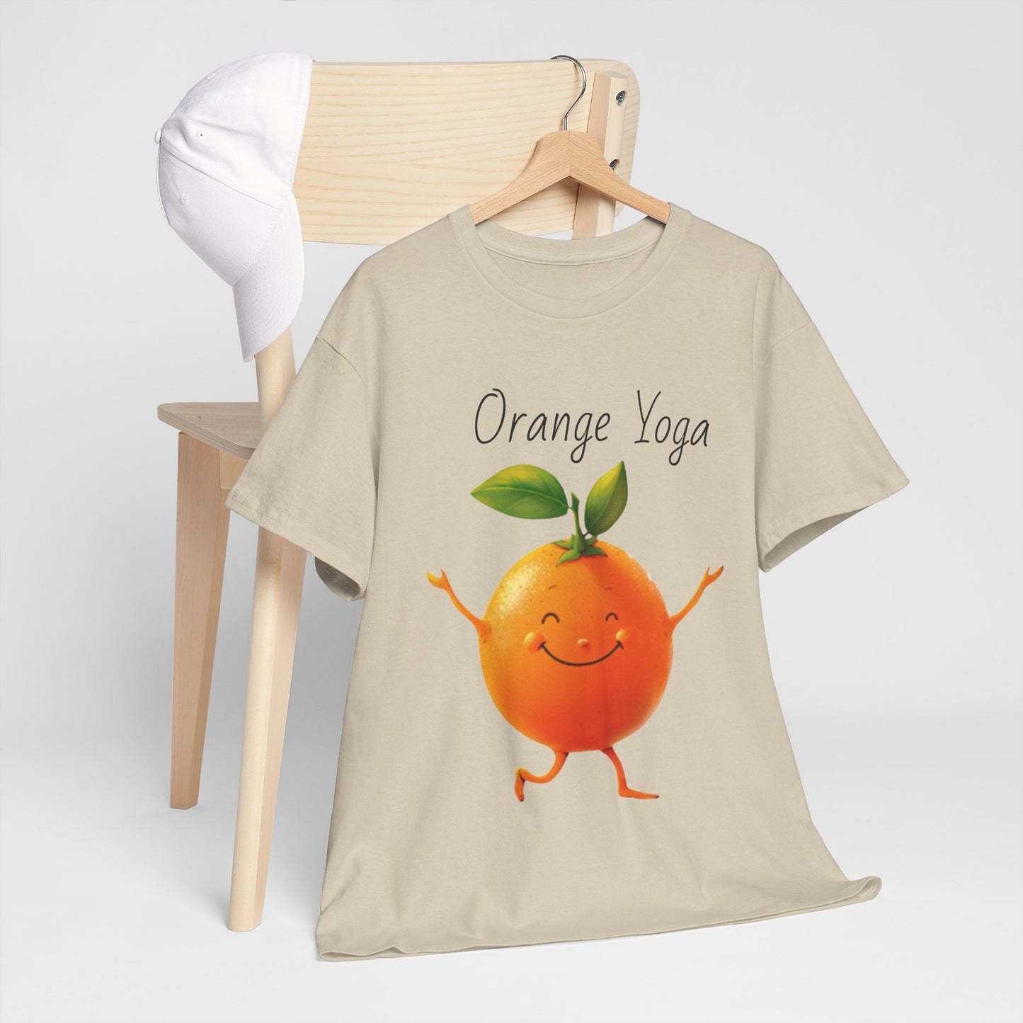 Orange Yoga Unisex Heavy Cotton Tee