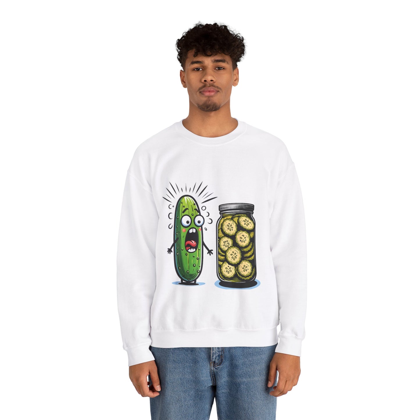 Terrified Pickle Unisex Heavy Blend™ Crewneck Sweatshirt