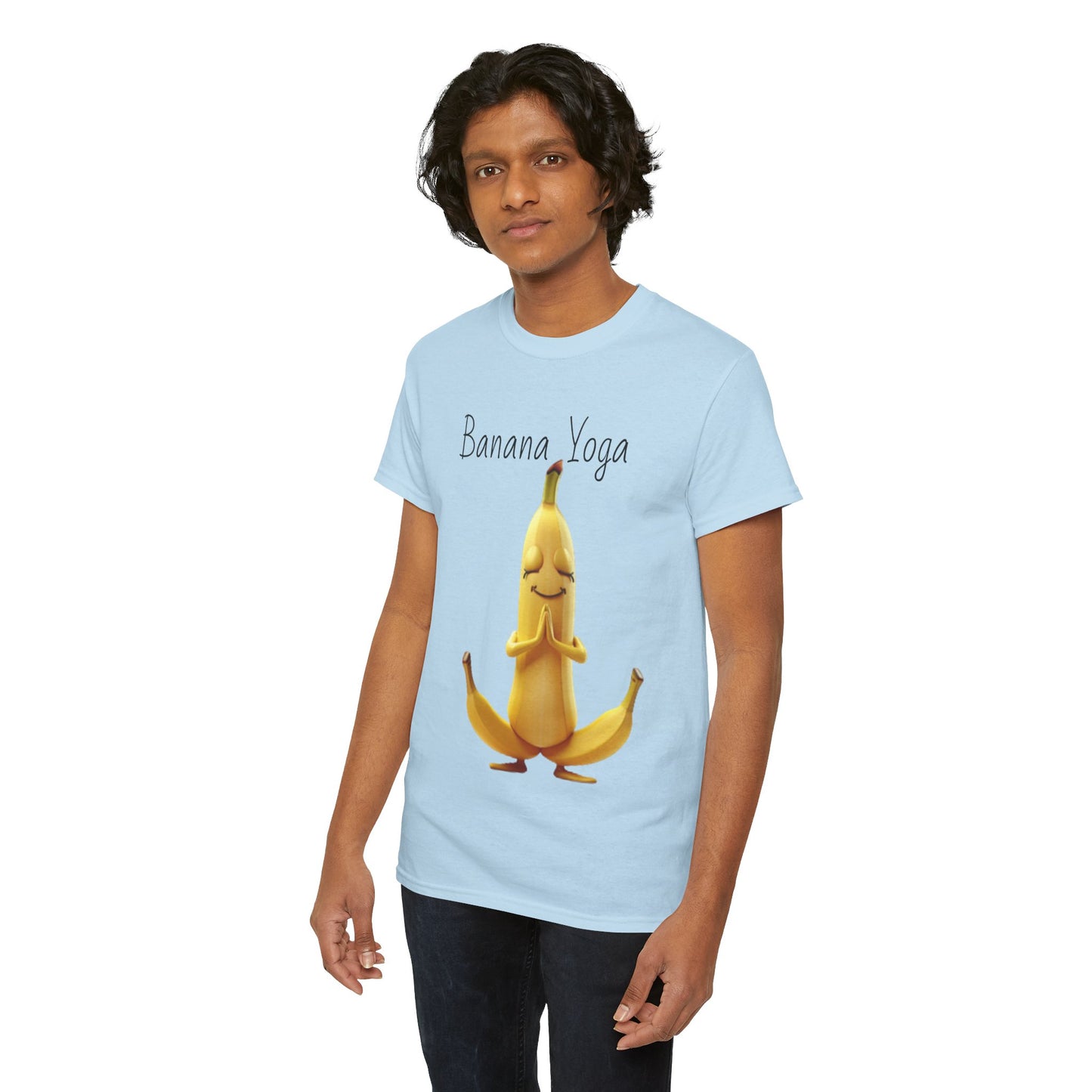 Banana Yoga Unisex Heavy Cotton Tee