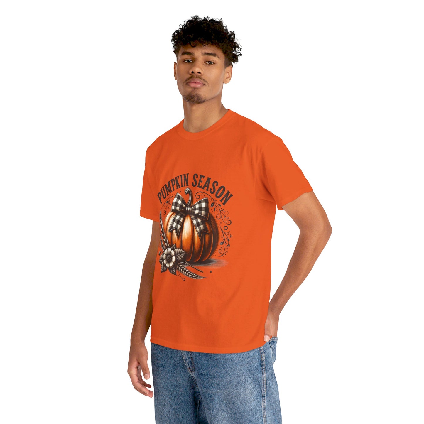 Pumpkin Season Unisex Heavy Cotton Tee