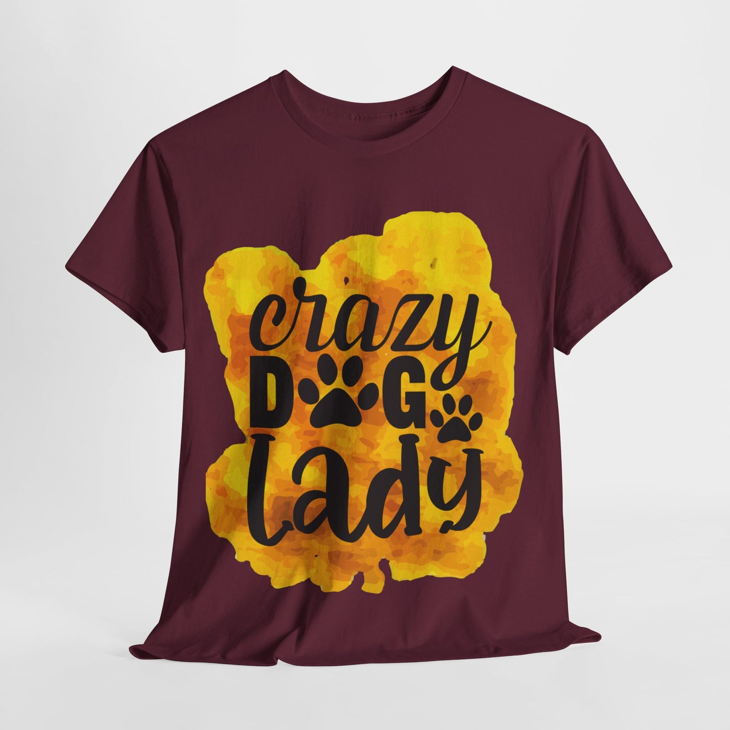 Crazy Dog Lady Unisex Heavy Cotton Tee