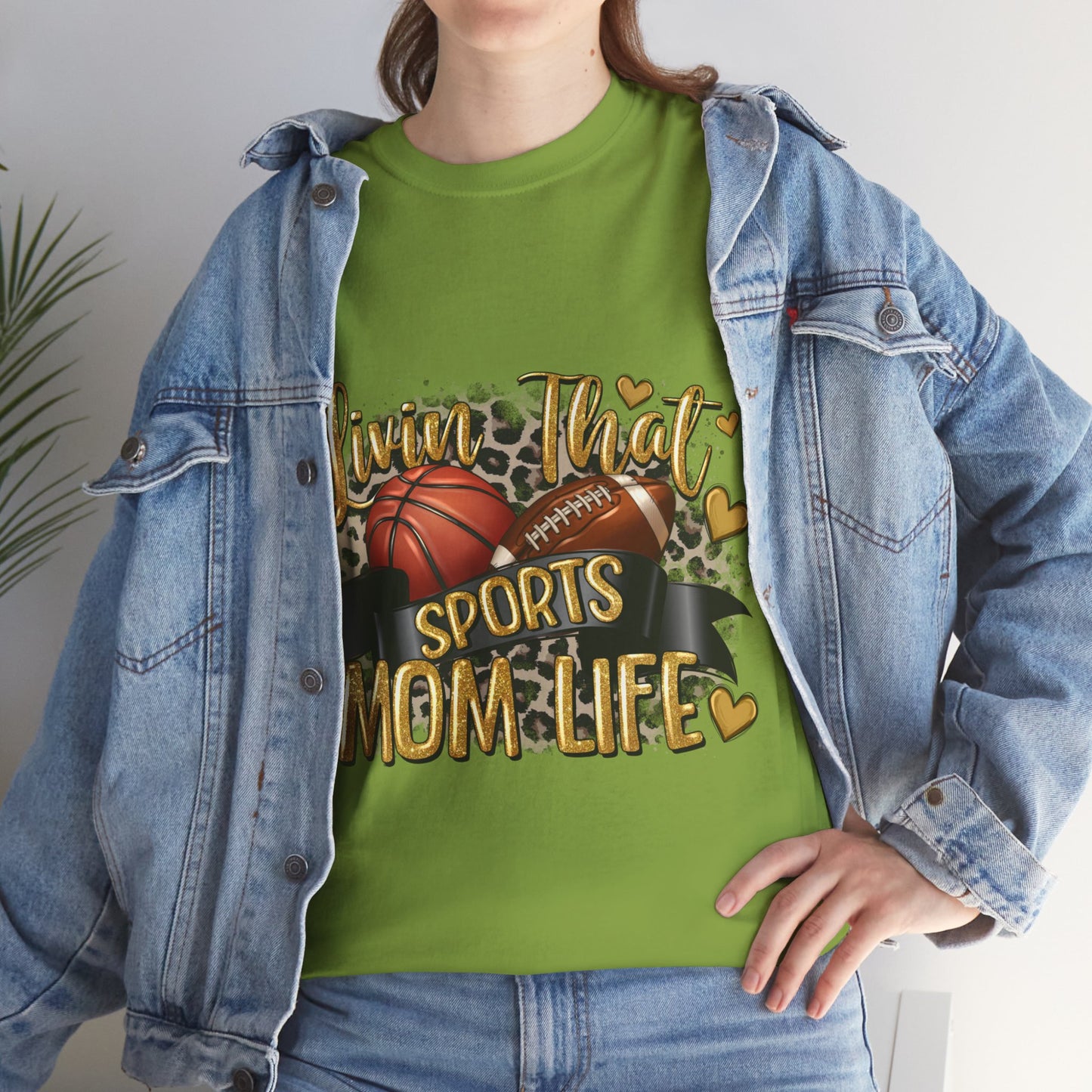 Sports Life Mom Unisex Heavy Cotton Tee