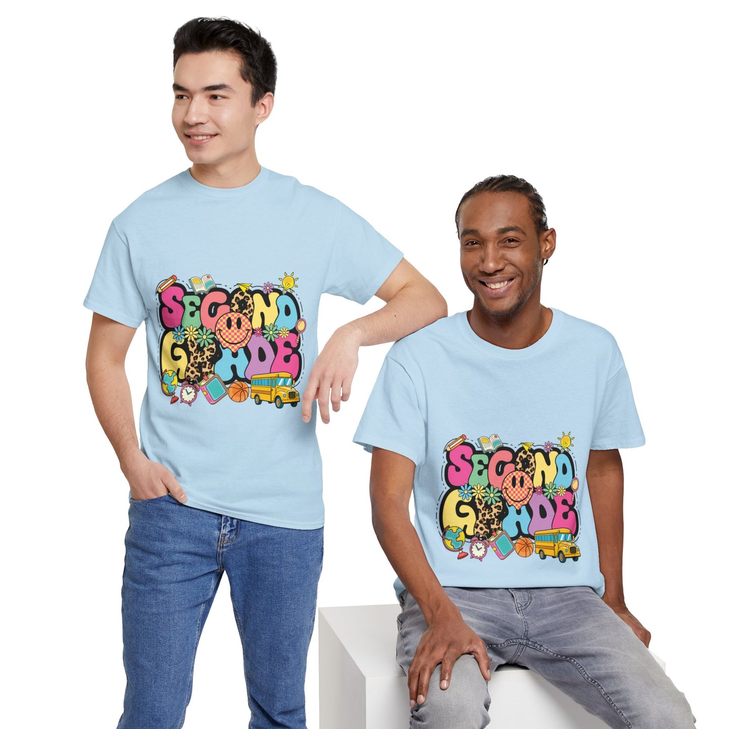 Second Grade Unisex Heavy Cotton Tee