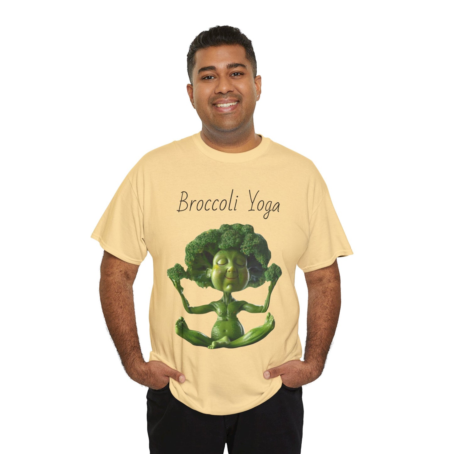 Broccoli Yoga Unisex Heavy Cotton Tee