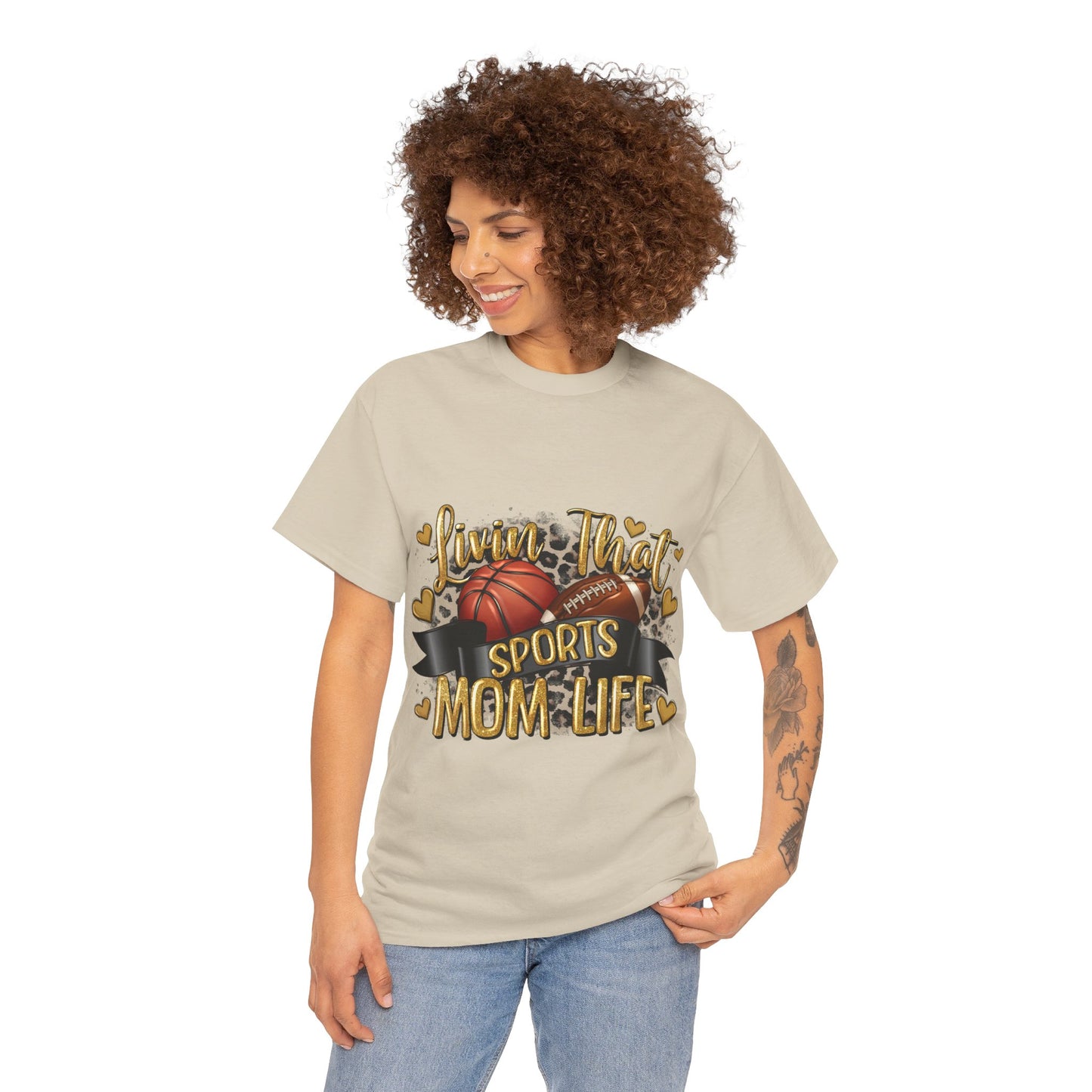 Sports Life Mom Unisex Heavy Cotton Tee