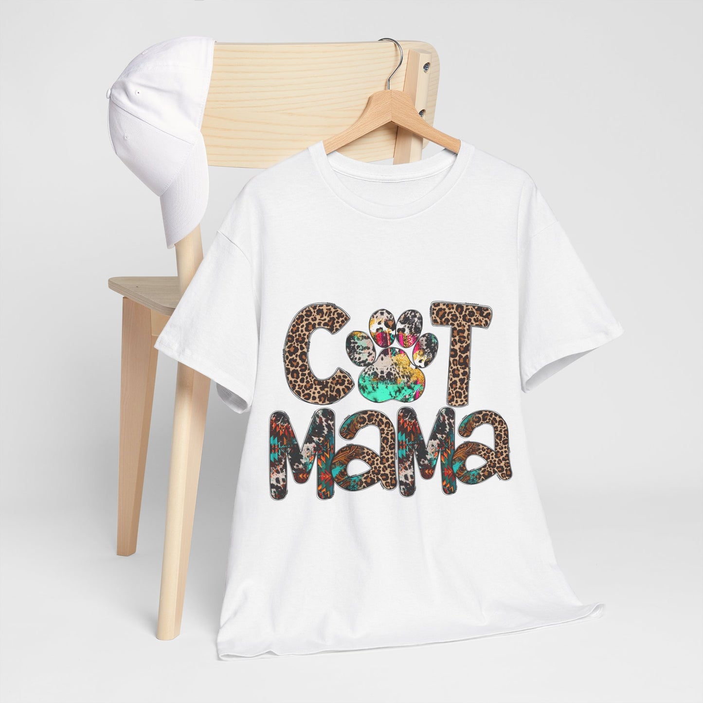 Cat Mama2 Unisex Heavy Cotton Tee