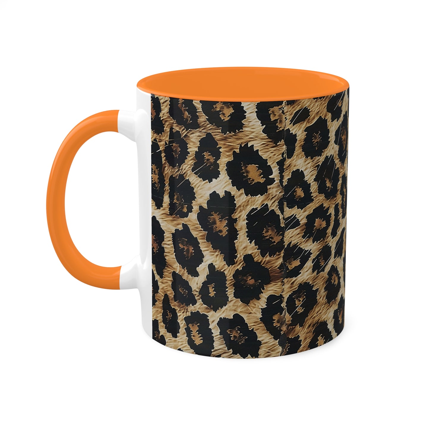 Leopard Print Colorful Mugs, 11oz