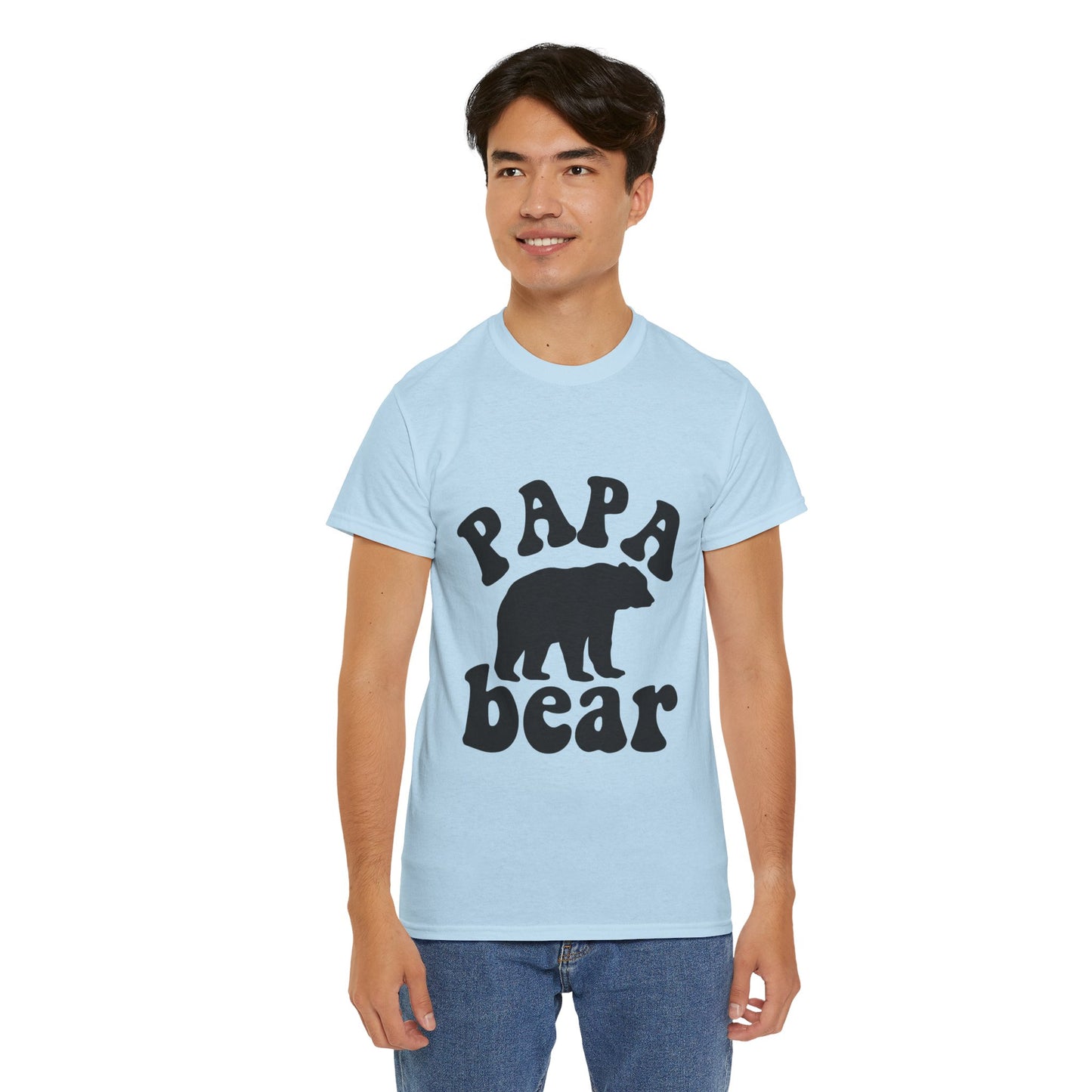 Papa Bear Unisex Heavy Cotton Tee