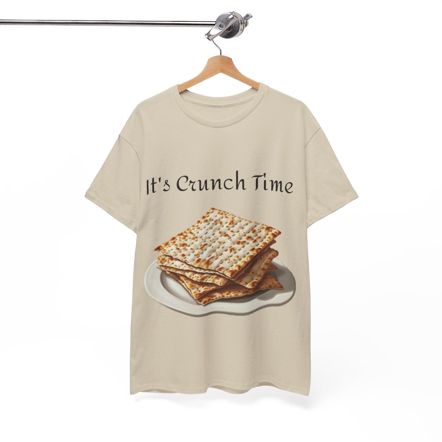 It's Crunch Time Matza Unisex Heavy Cotton Tee