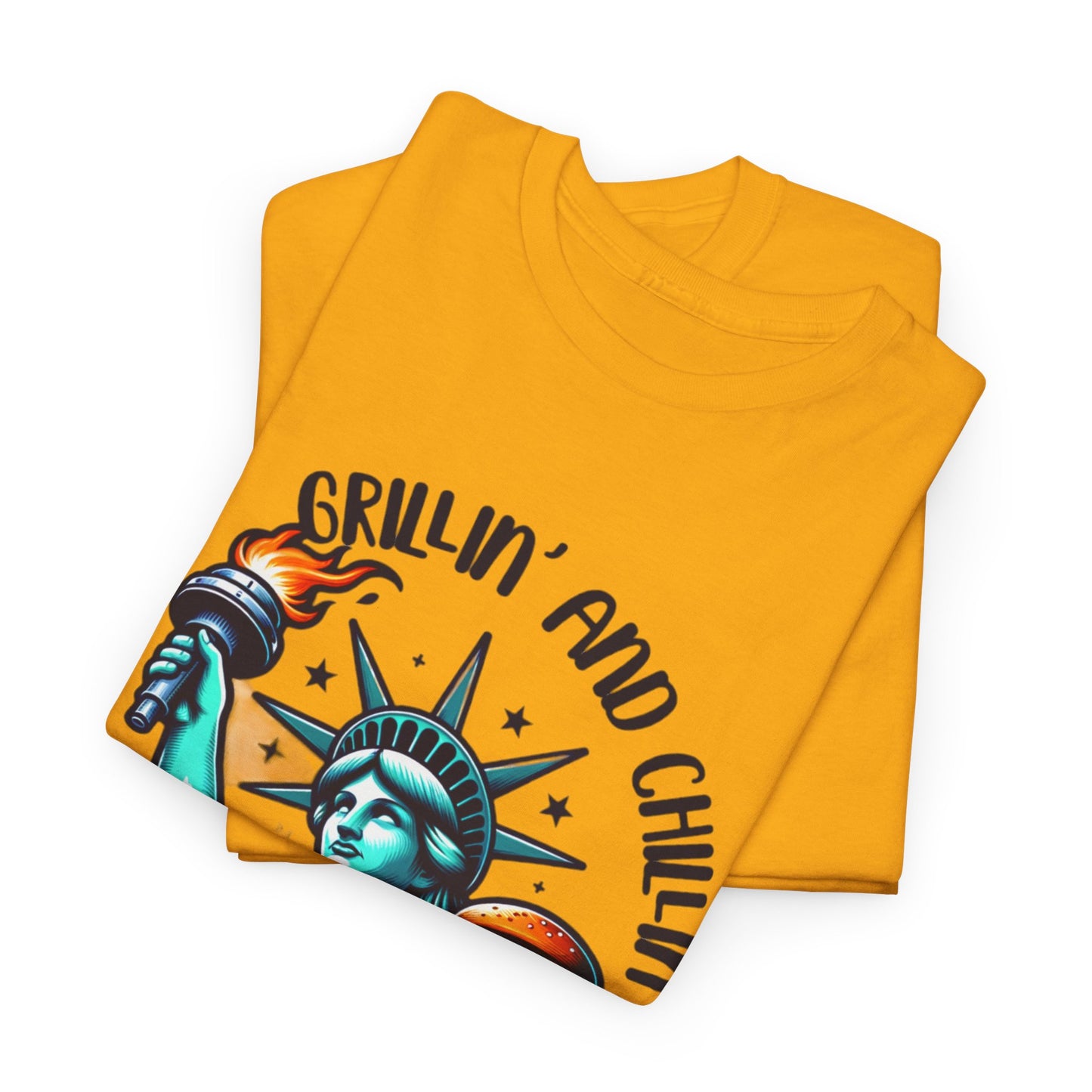 Grillin' Unisex Heavy Cotton Tee