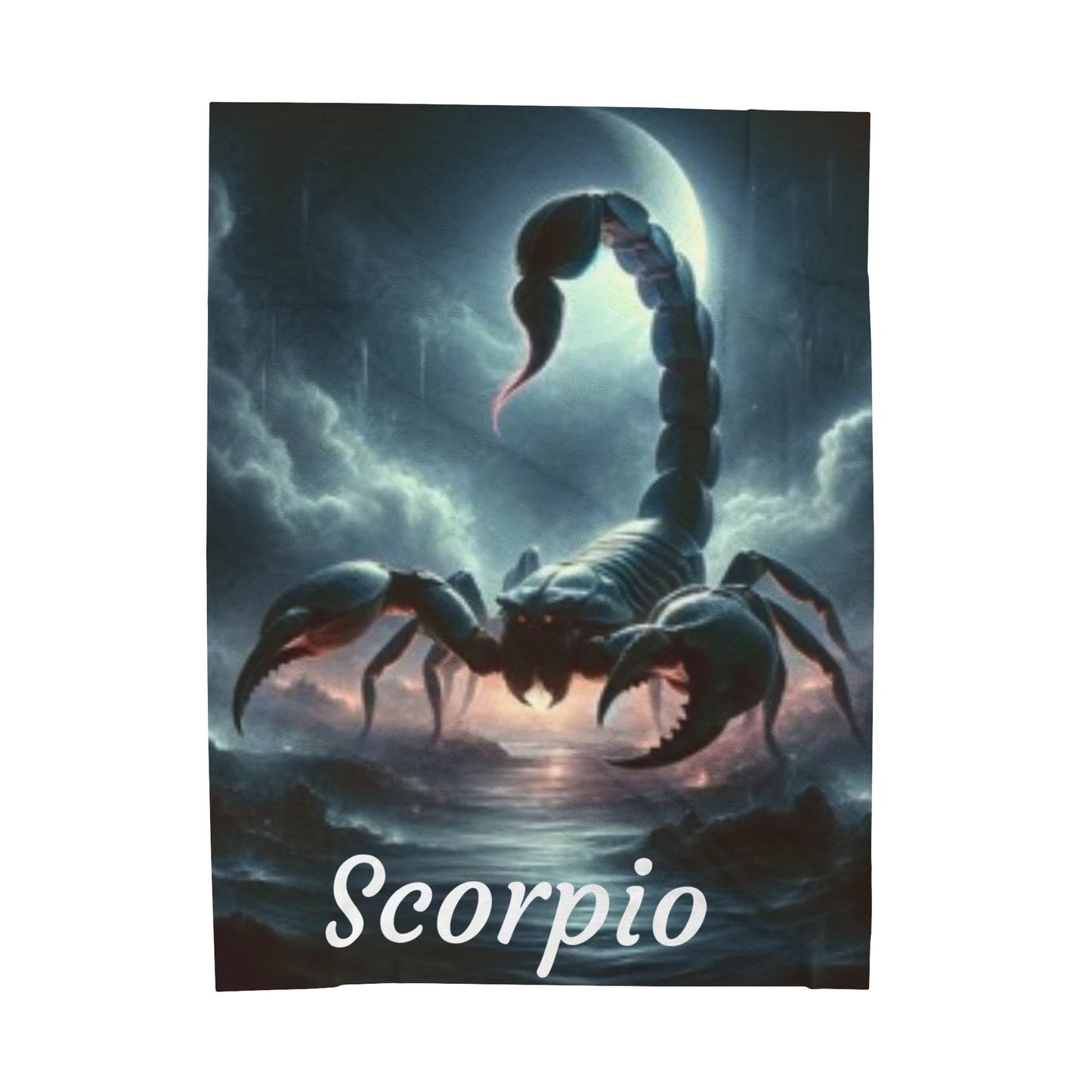 Scorpio Zodiac Sign Velveteen Plush Blanket