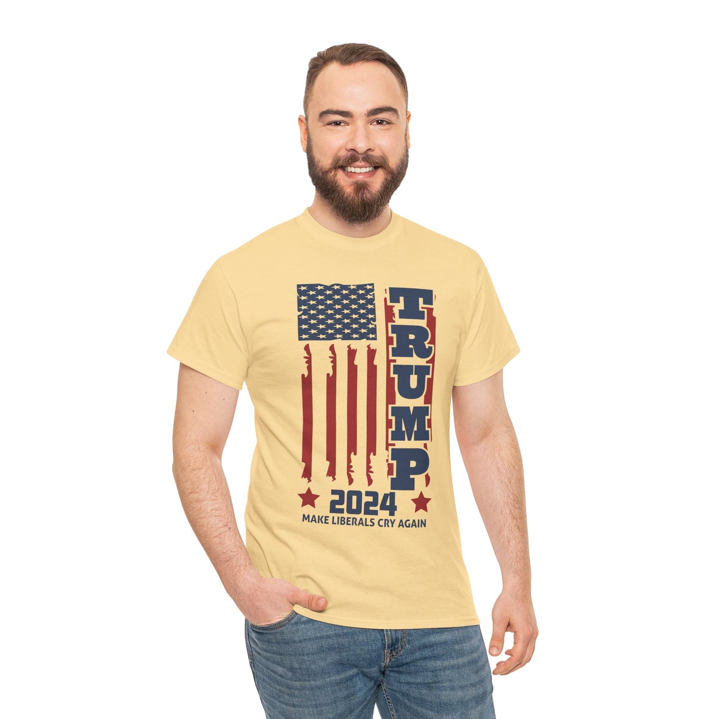 Trump 2024 A Unisex Heavy Cotton Tee