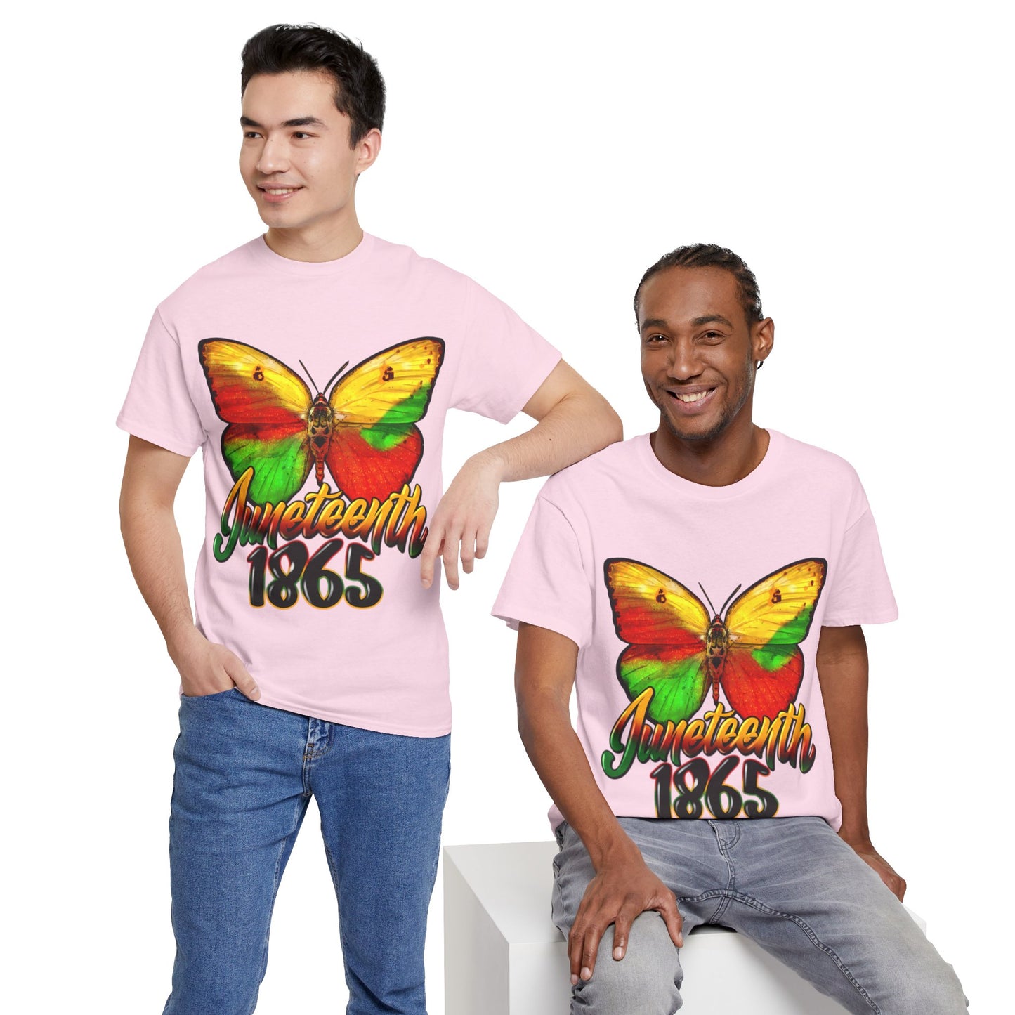 Juneteenth Butterfly Unisex Heavy Cotton Tee