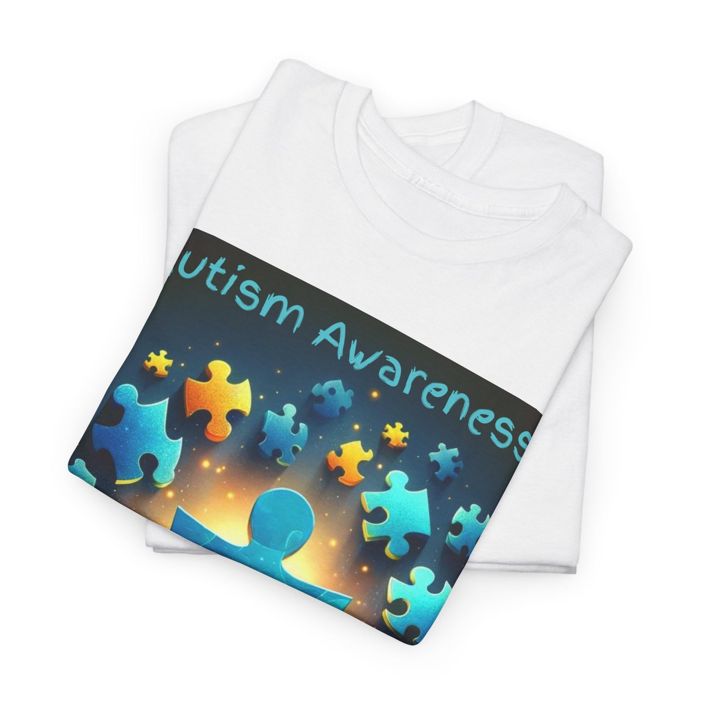 Autism Glow Unisex Heavy Cotton Tee