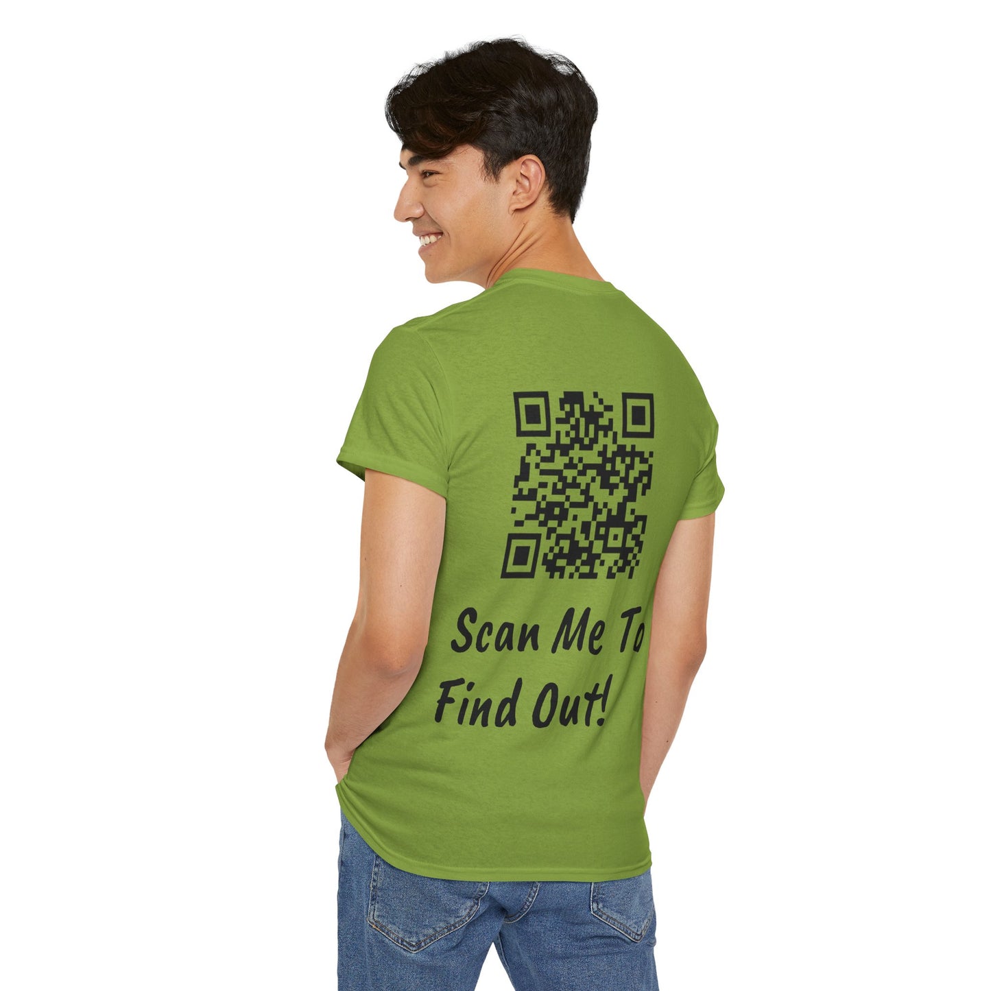 QR Code Unisex Heavy Cotton Tee