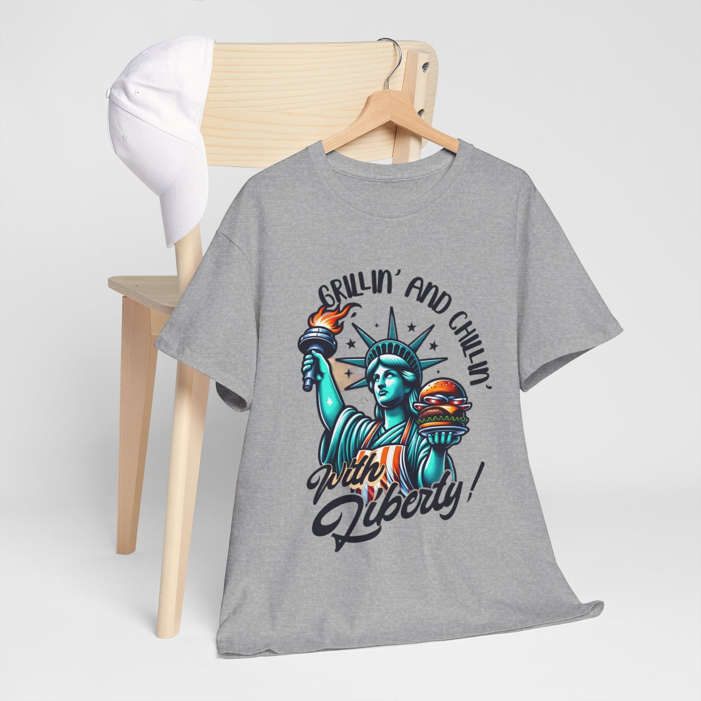 Grillin' Unisex Heavy Cotton Tee