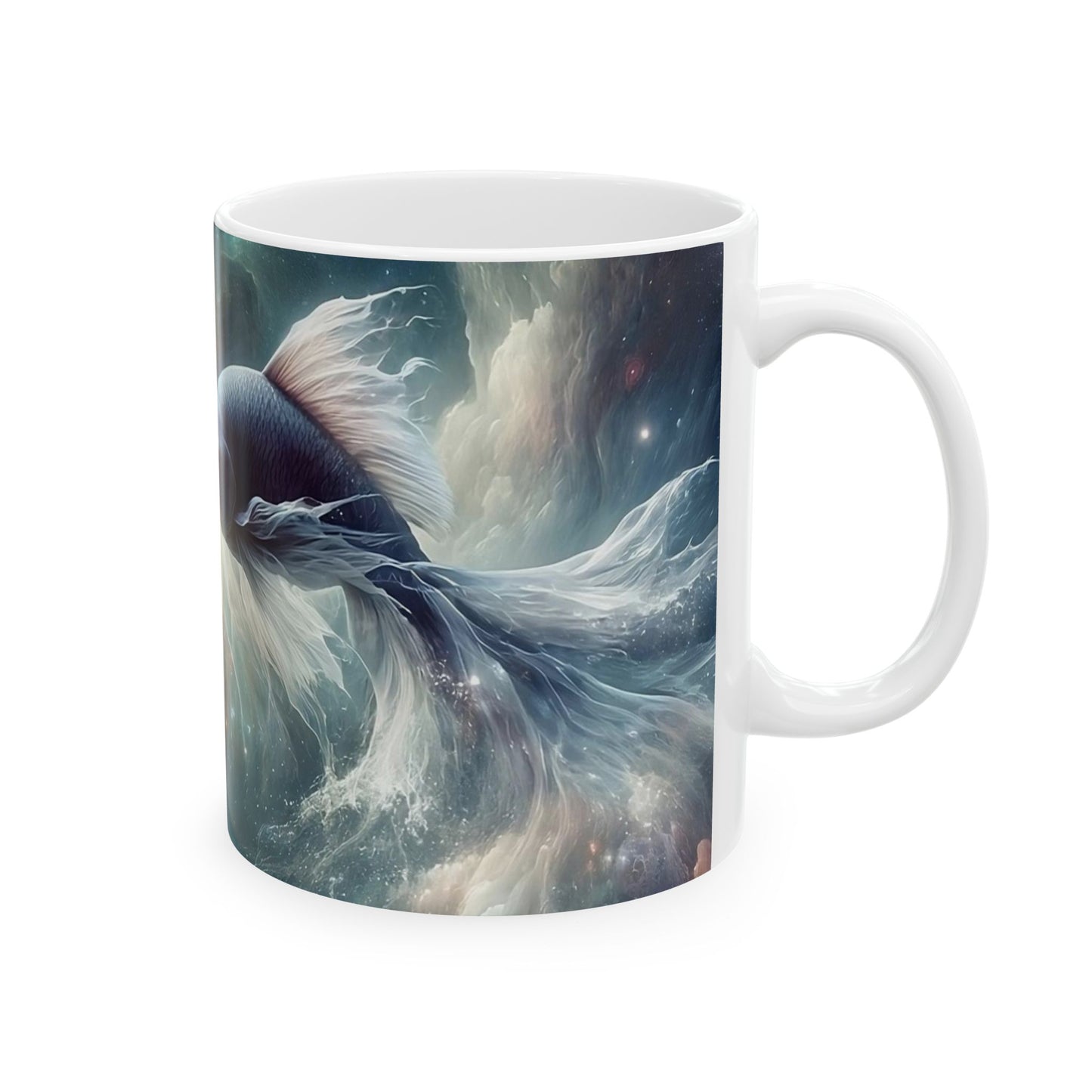 Pisces Ceramic Mug, 11oz